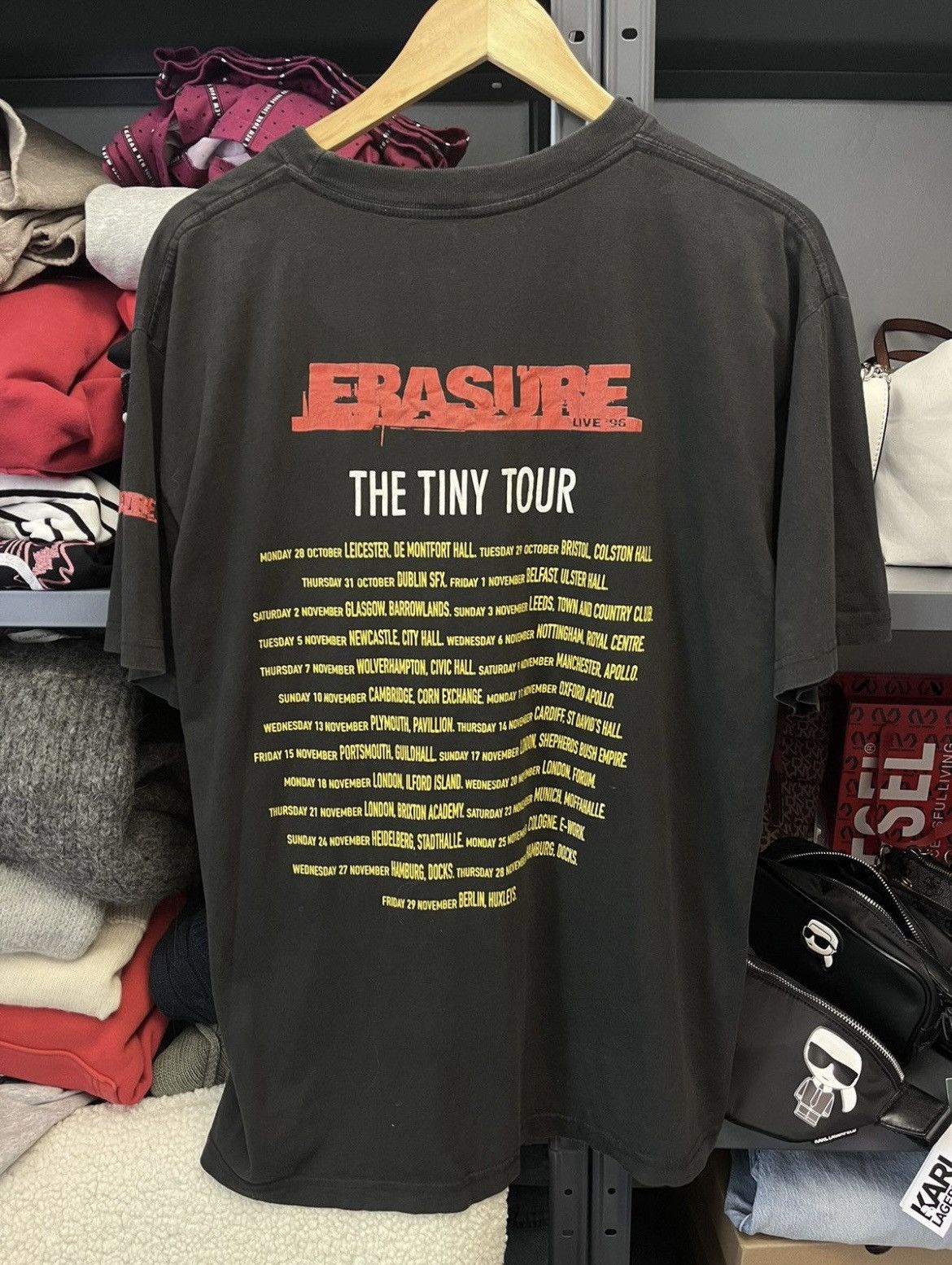 Band Tees Vintage 1996 Erasure T-shirt Size US L / EU 52-54 / 3 - 4 Thumbnail