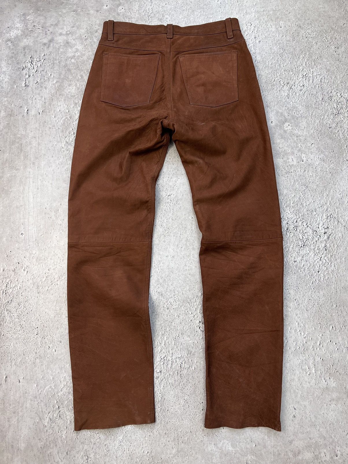 14th Addiction × Kadoya × Yasuyuki Ishii Bidding Offer © © VTG Kadoya STYLE LEATHER pants Size US 32 / EU 48 - 8 Thumbnail