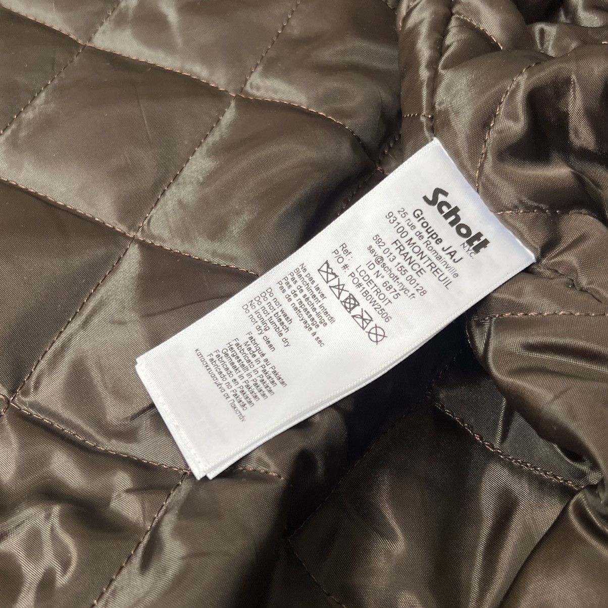Schott Schott NYC LC Detroit Lambskin Leather Bomber Jacket Size US L / EU 52-54 / 3 - 9 Thumbnail