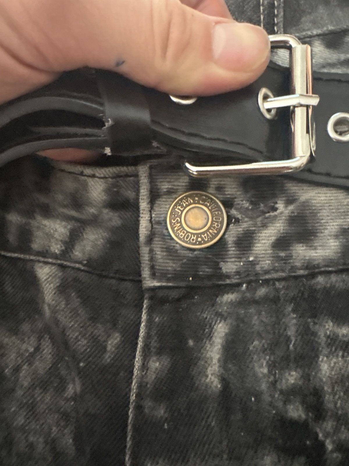 Robins Jeans Smokey🚬grey robin jeans Size US 34 / EU 50 - 4 Thumbnail