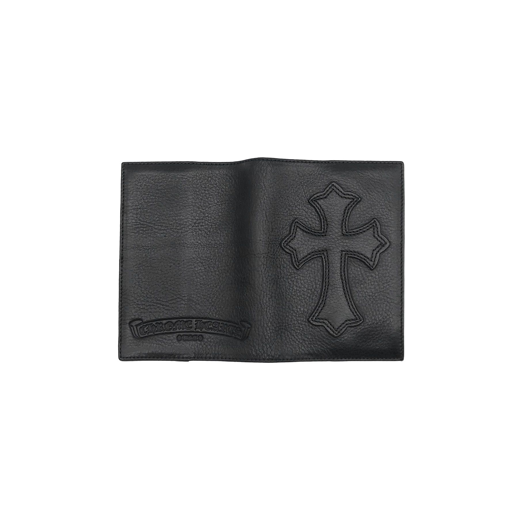 Chrome Hearts Chrome Hearts Black Leather Cross Passport Holder Size ONE SIZE - 3 Thumbnail