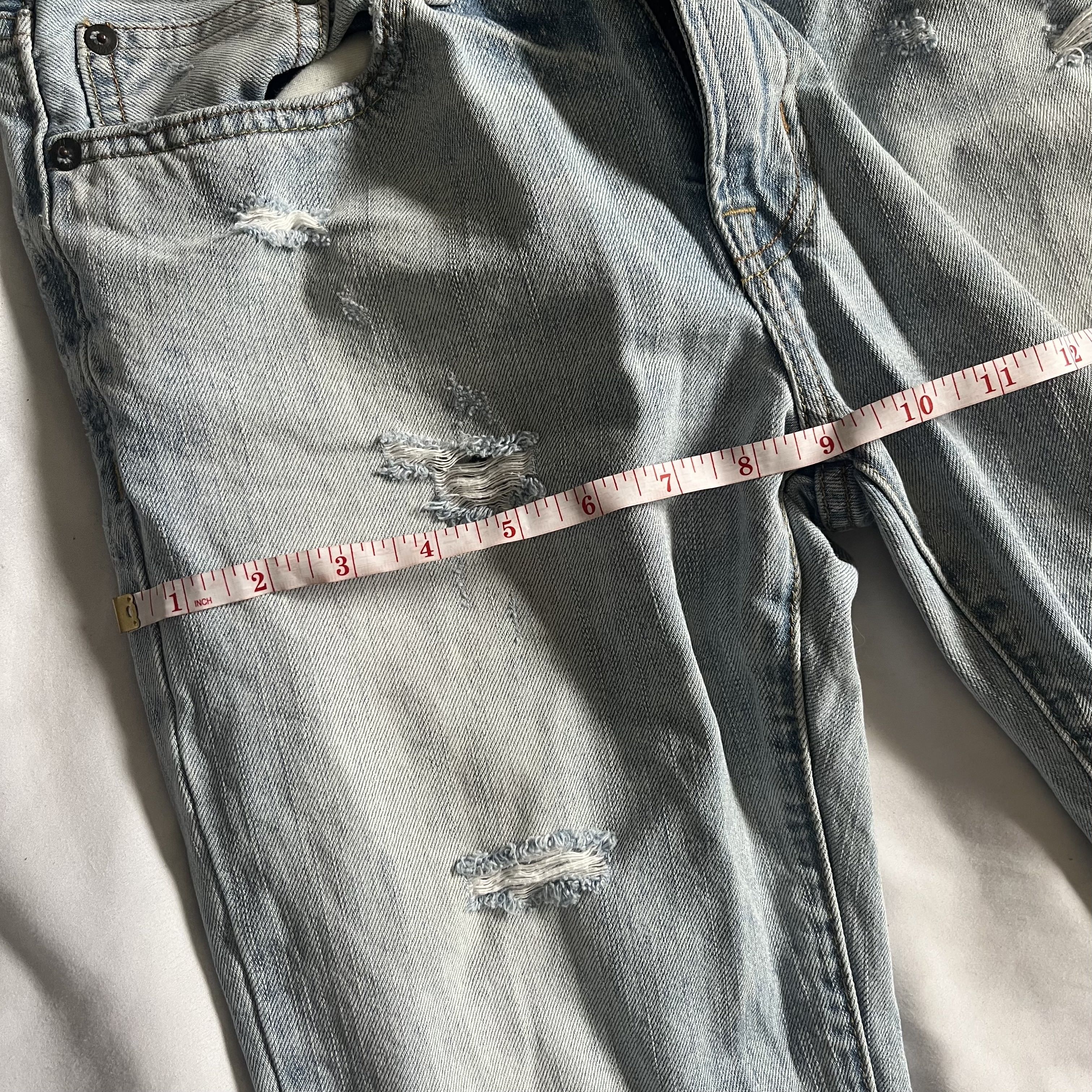 American Eagle Outfitters American Eagle Outfitters Faded and Distressed Blue Jeans Size 28" / US 6 / IT 42 - 5 Thumbnail
