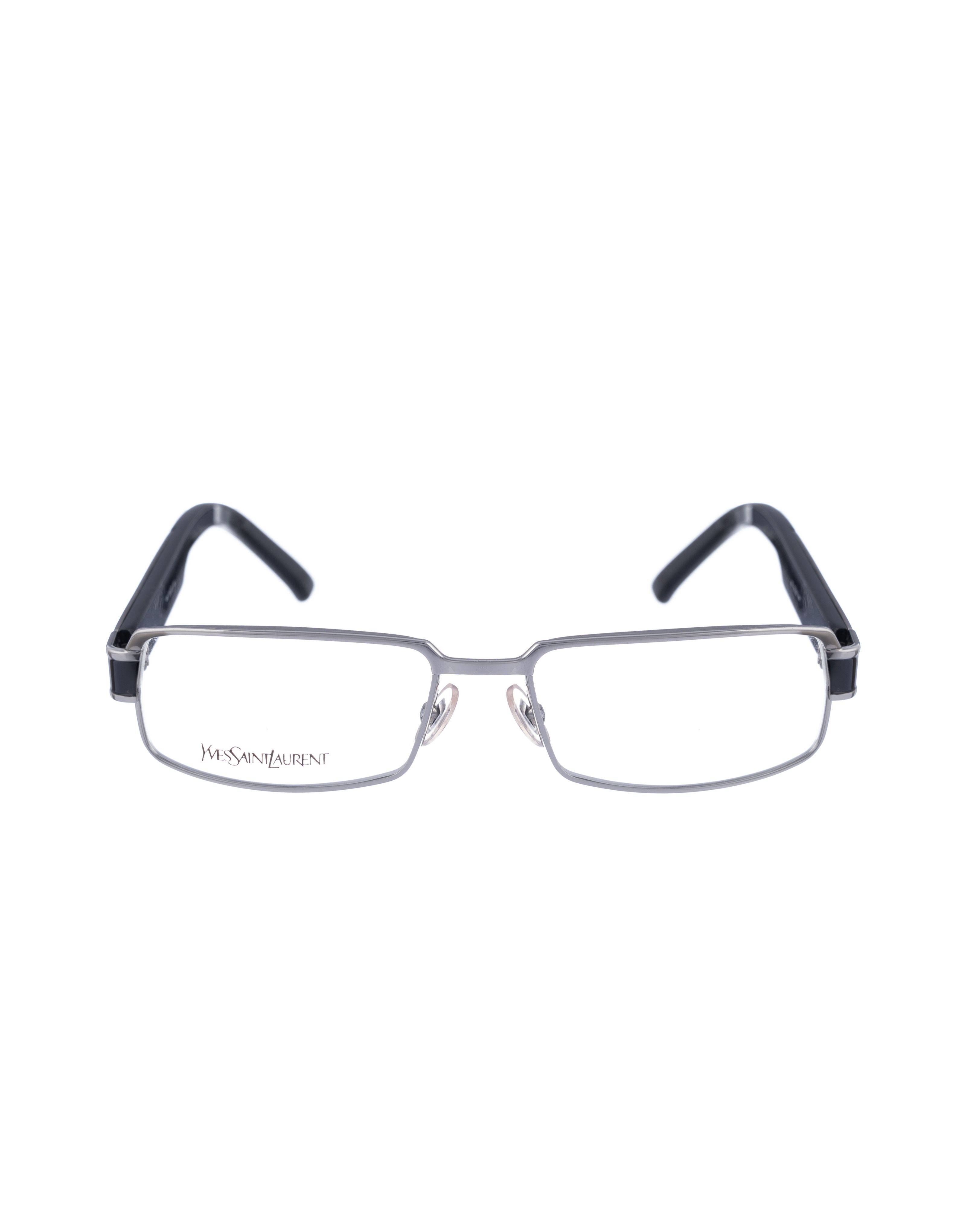 Yves Saint Laurent Yves Saint Laurent 00s Silver Chrome Glasses with Logo Size ONE SIZE - 1 Thumbnail