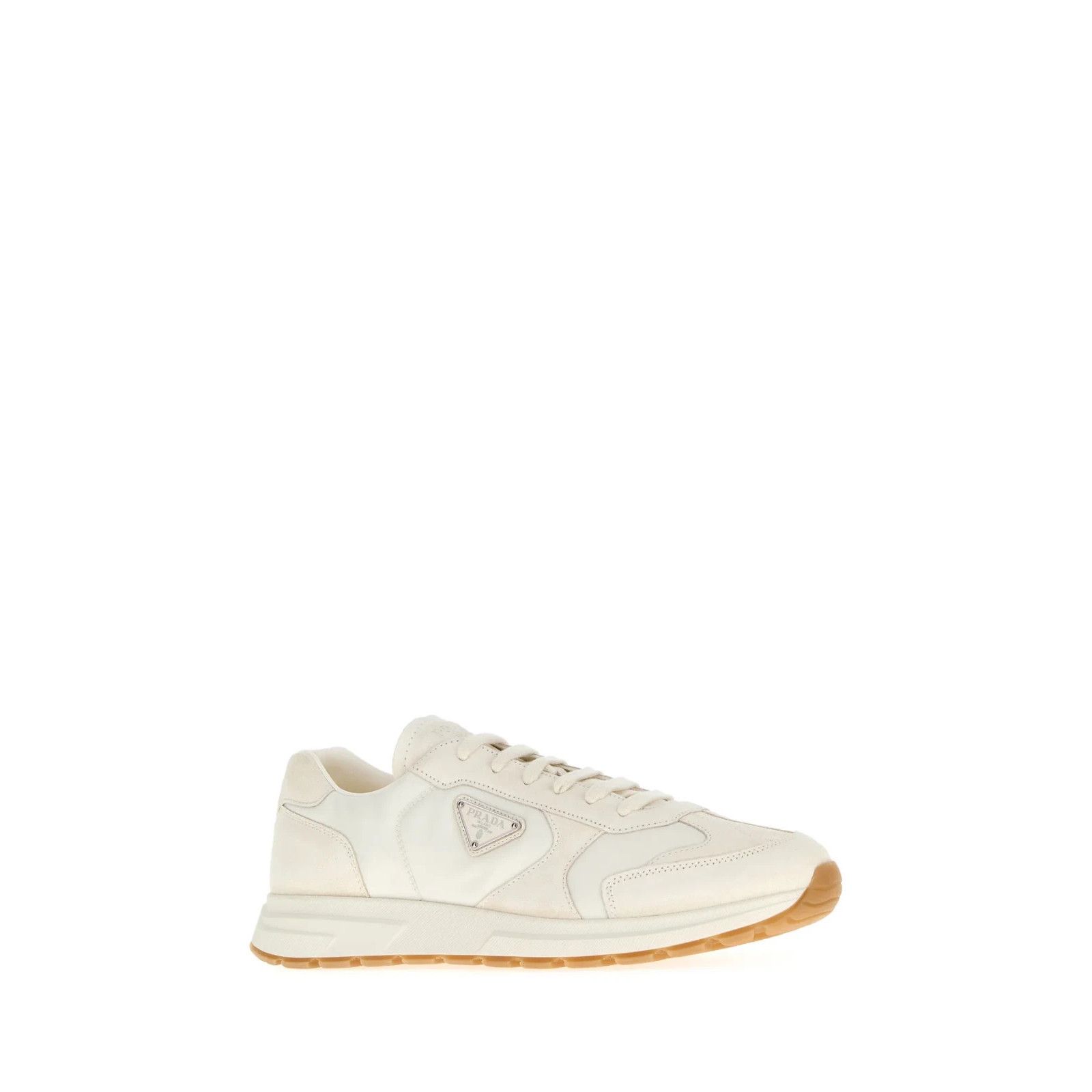 Prada PRADA White Re-Nylon And Suede Sneakers New And Authentic (M Size US 9 / EU 42 - 2 Thumbnail