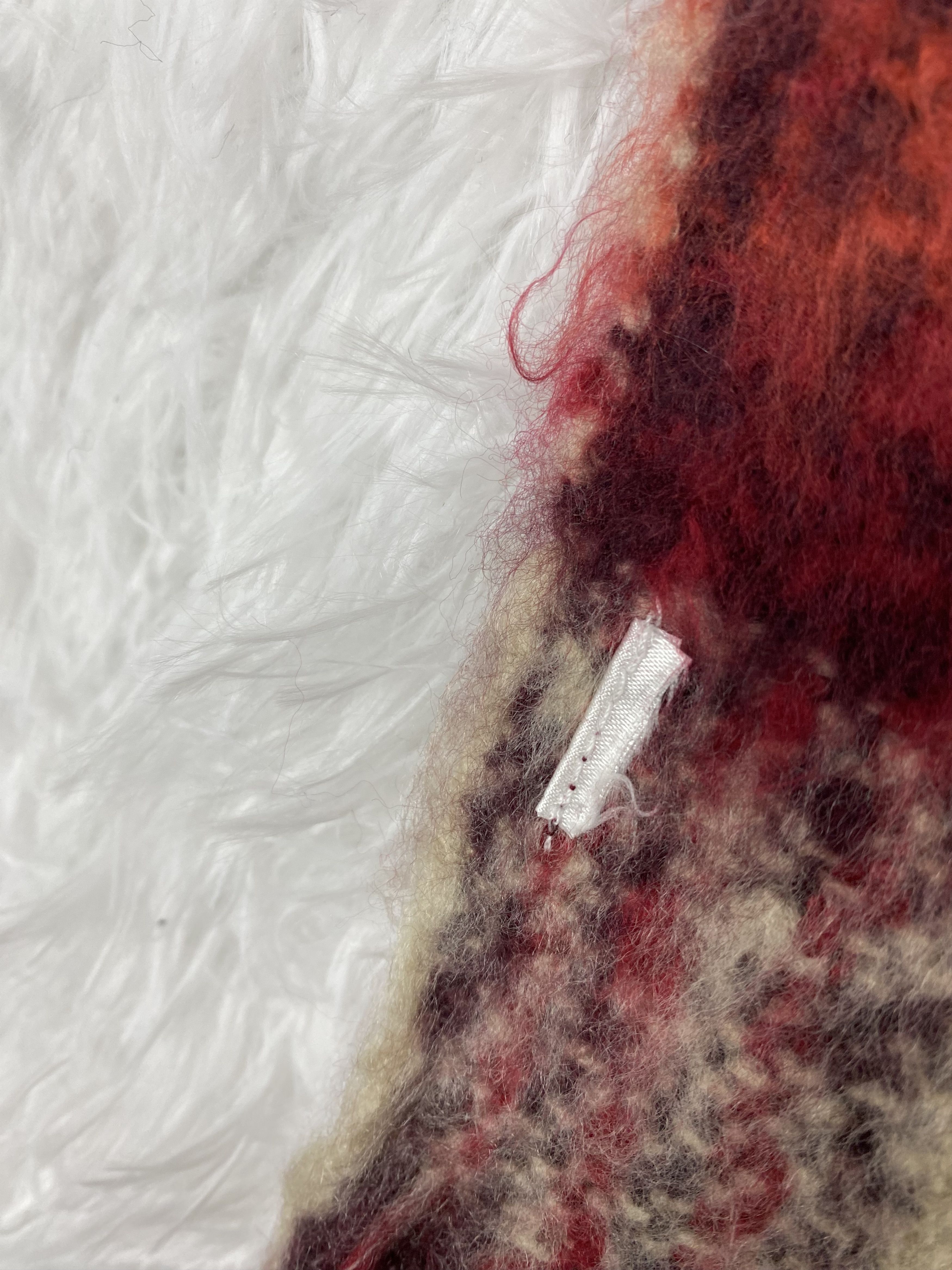 Japanese Brand Vintage Mohair Scarf / Muffler Neckwear PM0072 Size ONE SIZE - 8 Thumbnail