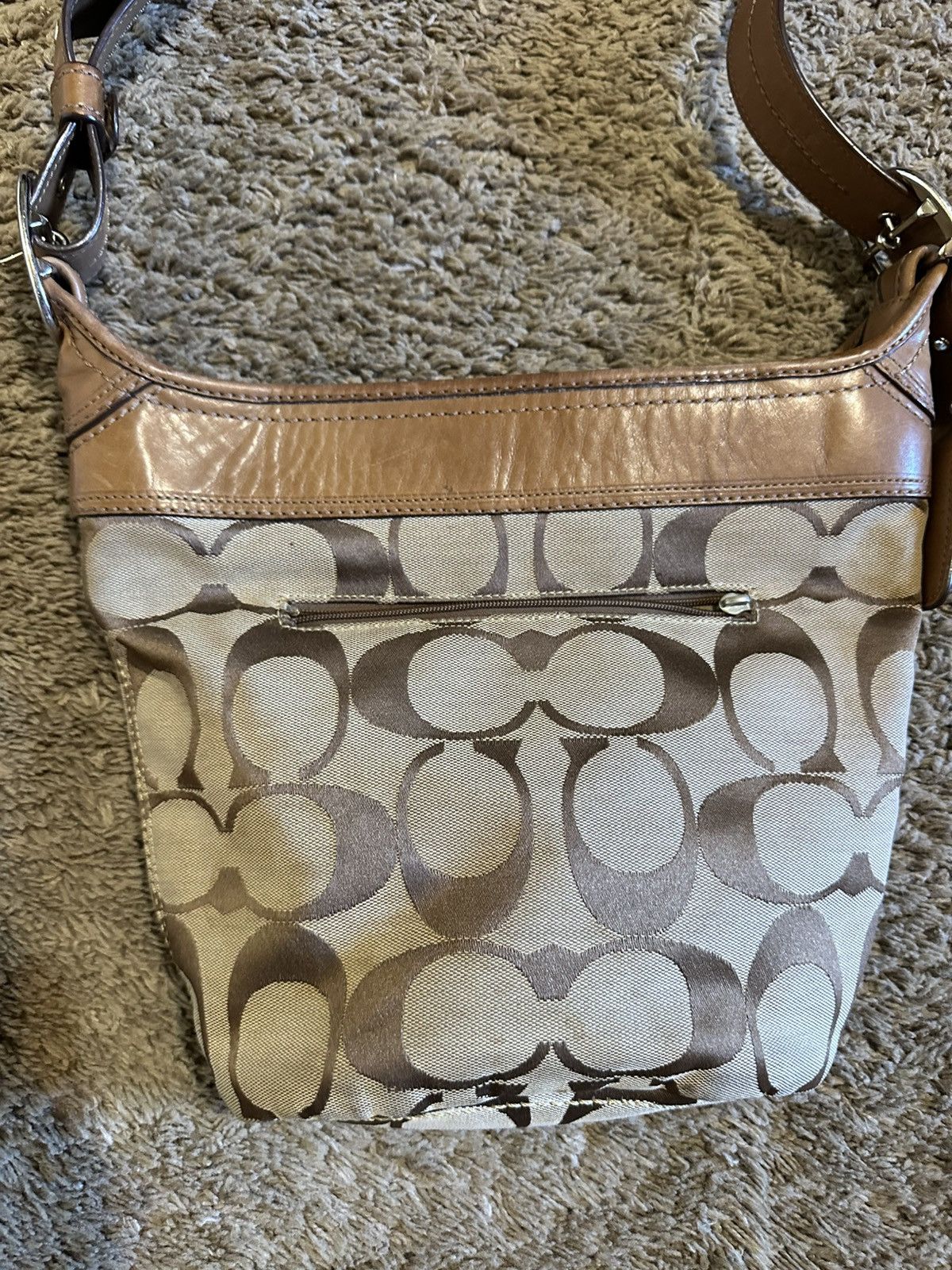 Coach Vintage Coach “triple brown” shoulder purse 00s Size ONE SIZE - 2 Thumbnail