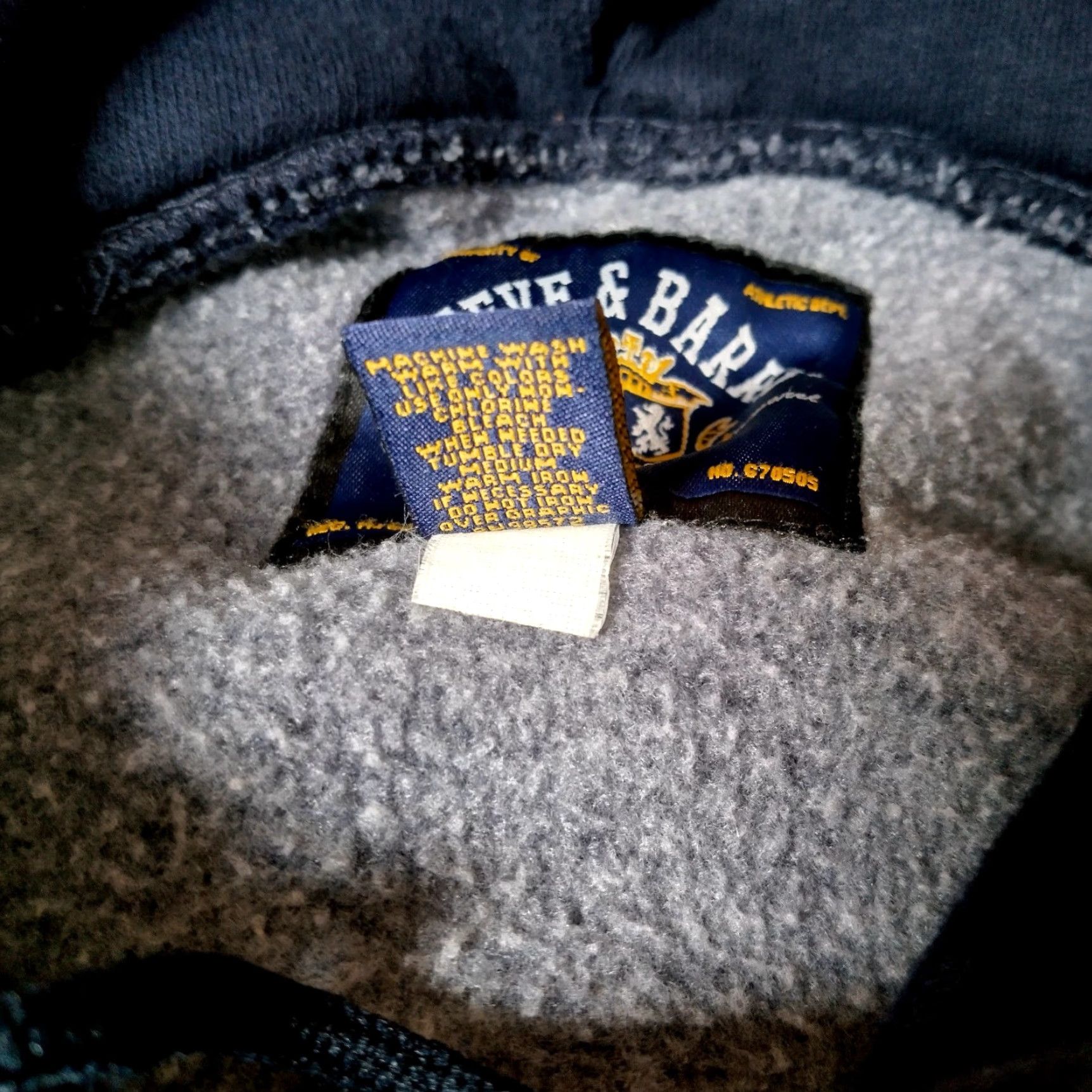 Vintage VINTAGE Steve & Barry's Tailgate Party Sweatshirt Hoodie XL Men Blue Size US XL / EU 56 / 4 - 6 Thumbnail
