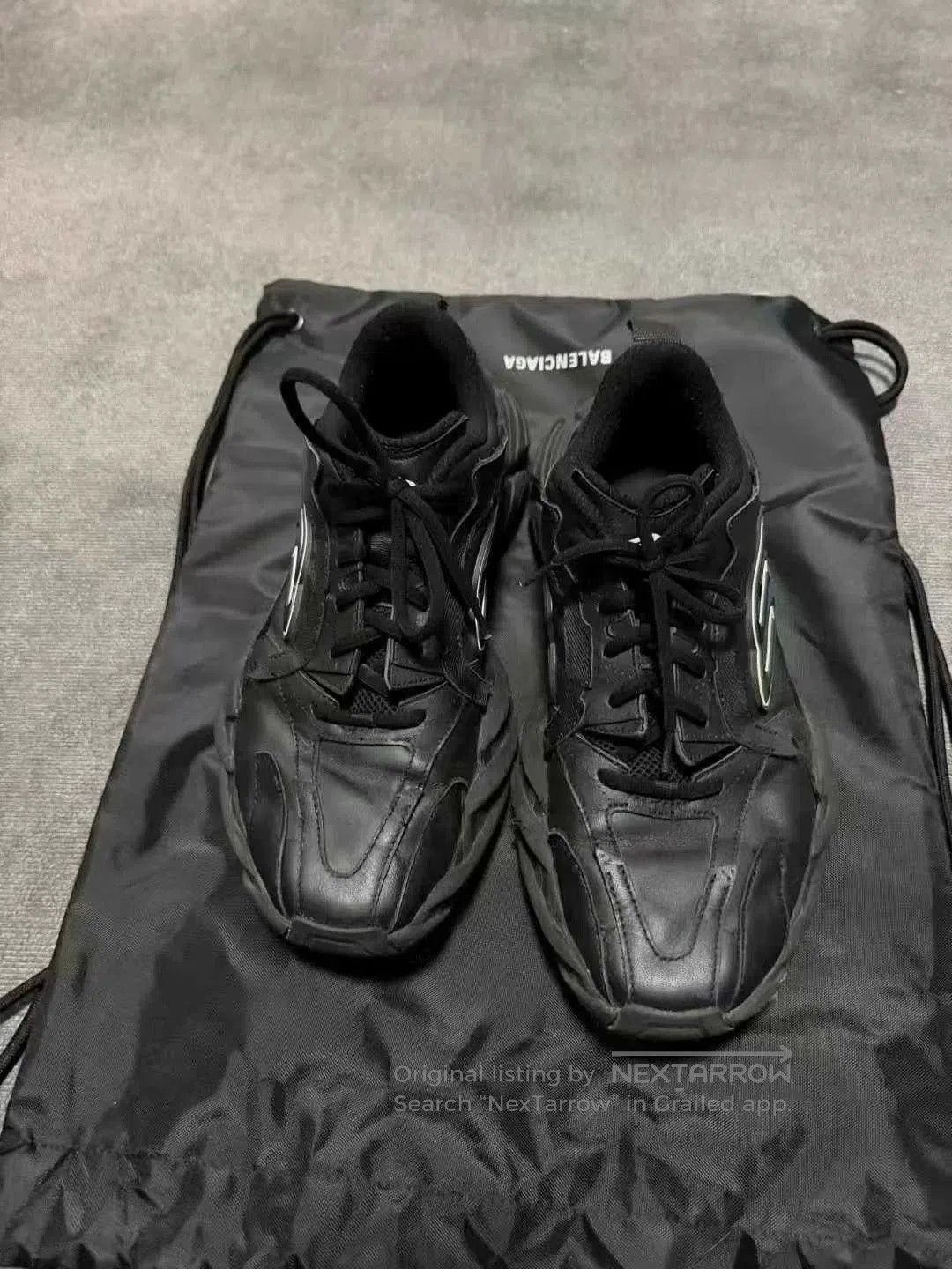 Balenciaga Balenciaga Monday 3B Sneakers in Black. Size US 7.5 / EU 40-41 - 2 Thumbnail