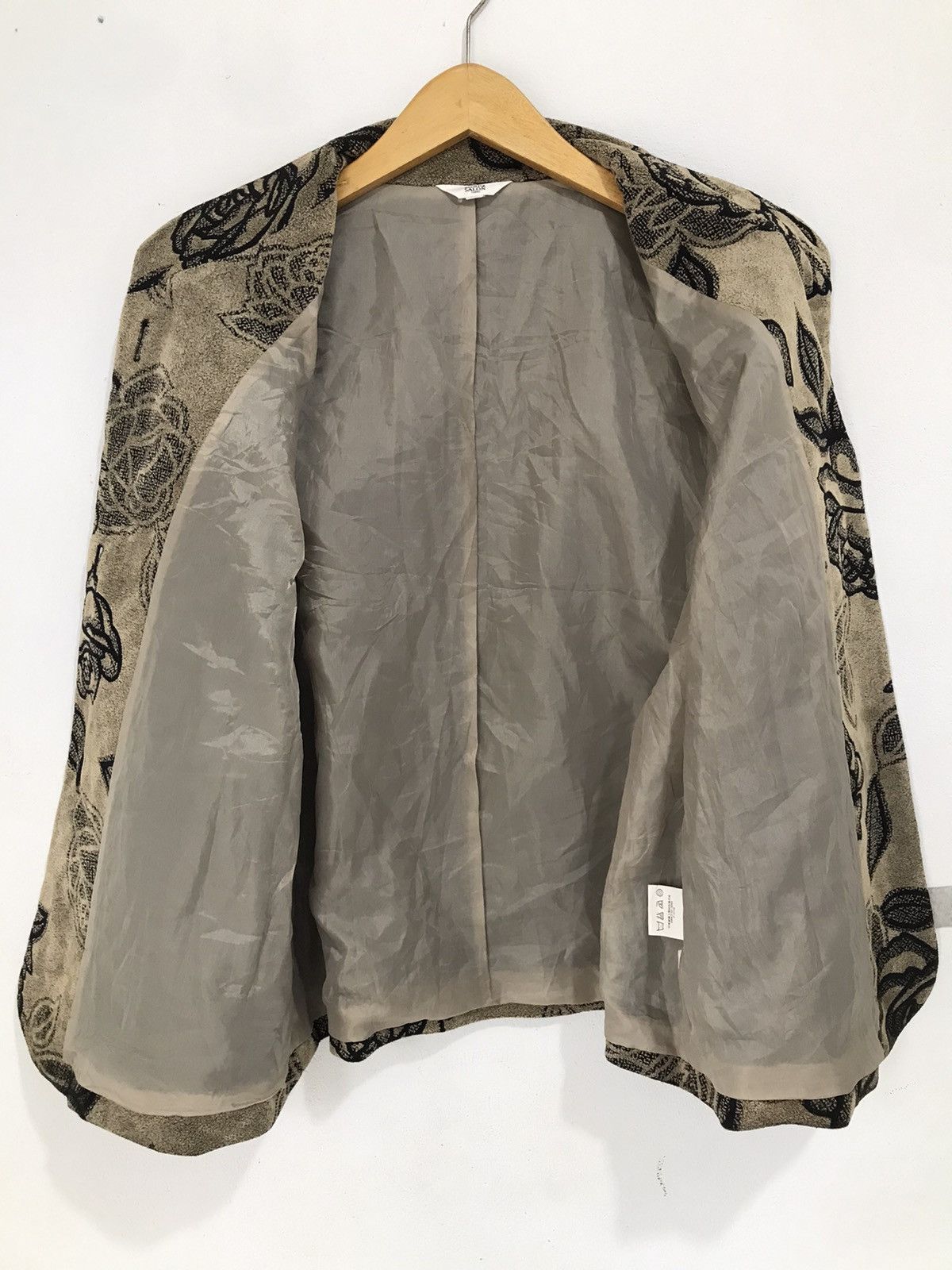 Issey Miyake Vintage Rose printed Jacket Blazer issey style Size US M / EU 48-50 / 2 - 2 Thumbnail
