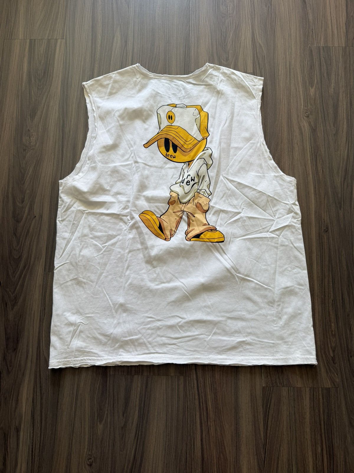 Drew House Drew House Sleeveless Graphic Tank Top XL White Cotton Logo Size US XL / EU 56 / 4 - 2 Thumbnail