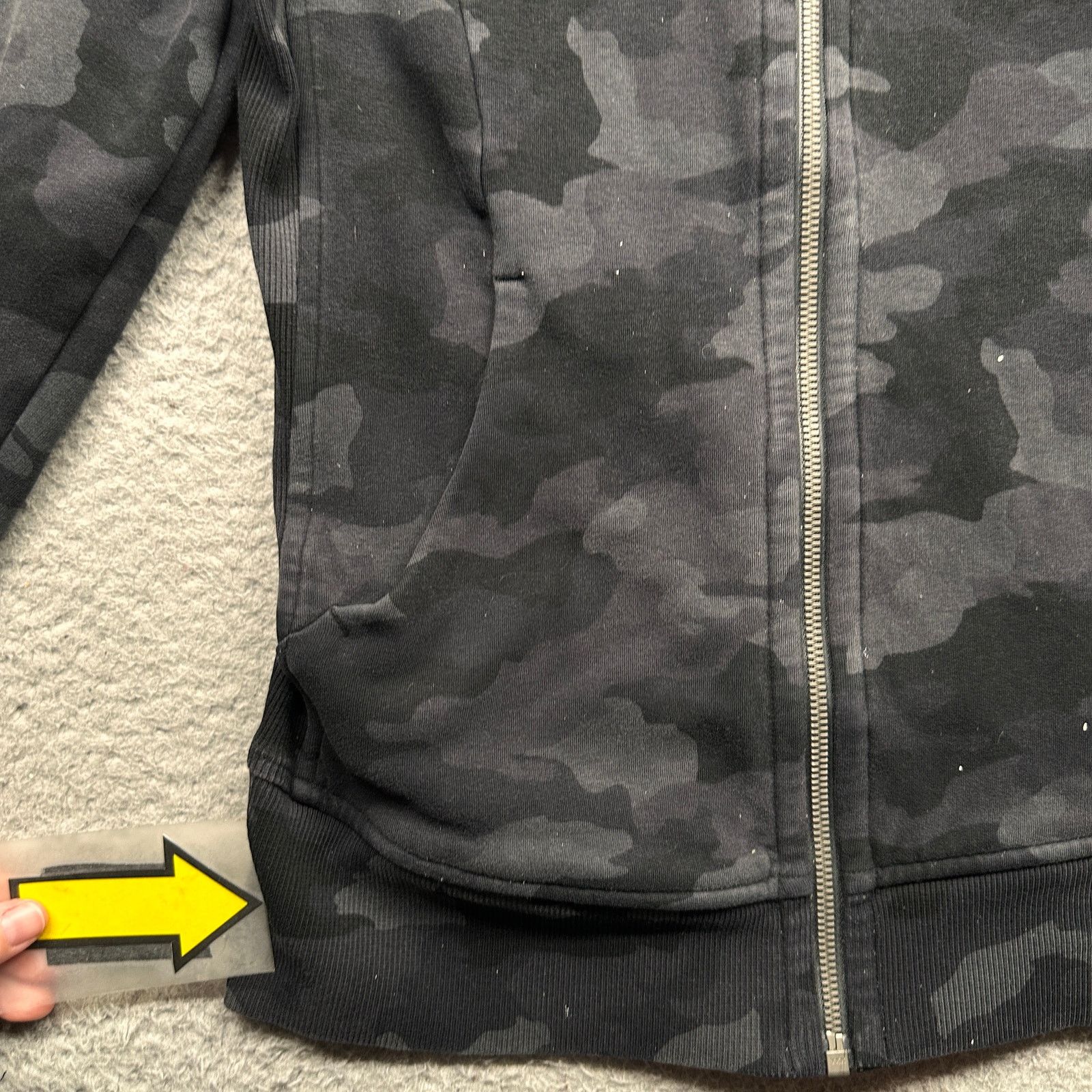 Lululemon Lululemon Scuba Hoodie Jacket Women 6 Camouflage Black Gray Size M / US 6-8 / IT 42-44 - 12 Thumbnail