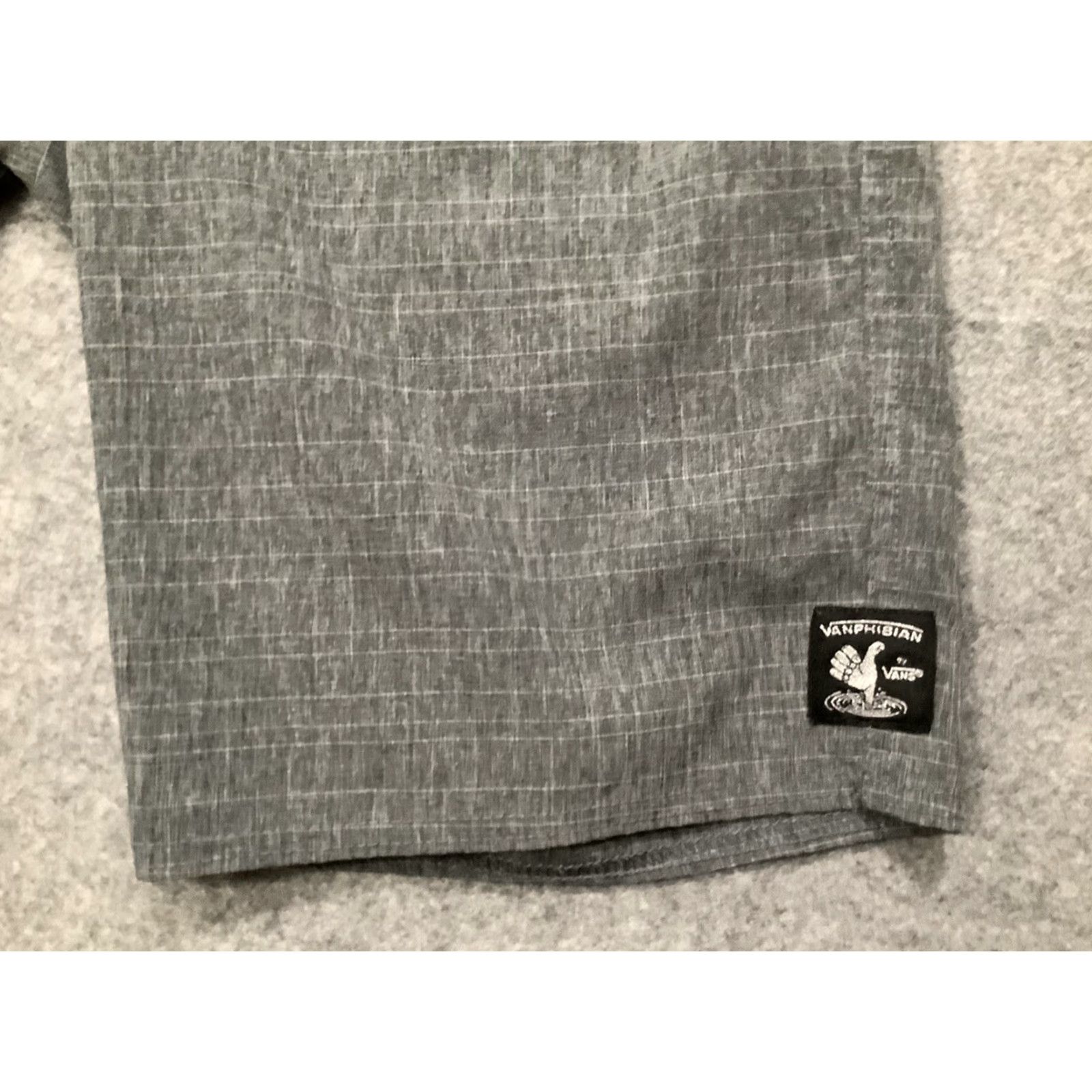 Vans VANS Board Shorts Mens 28 Gray Stoked When Soaked Series Plaid Comfortable Fit Pockets 28 Mens Gray Board Shorts Size US 28 / EU 44 - 3 Thumbnail