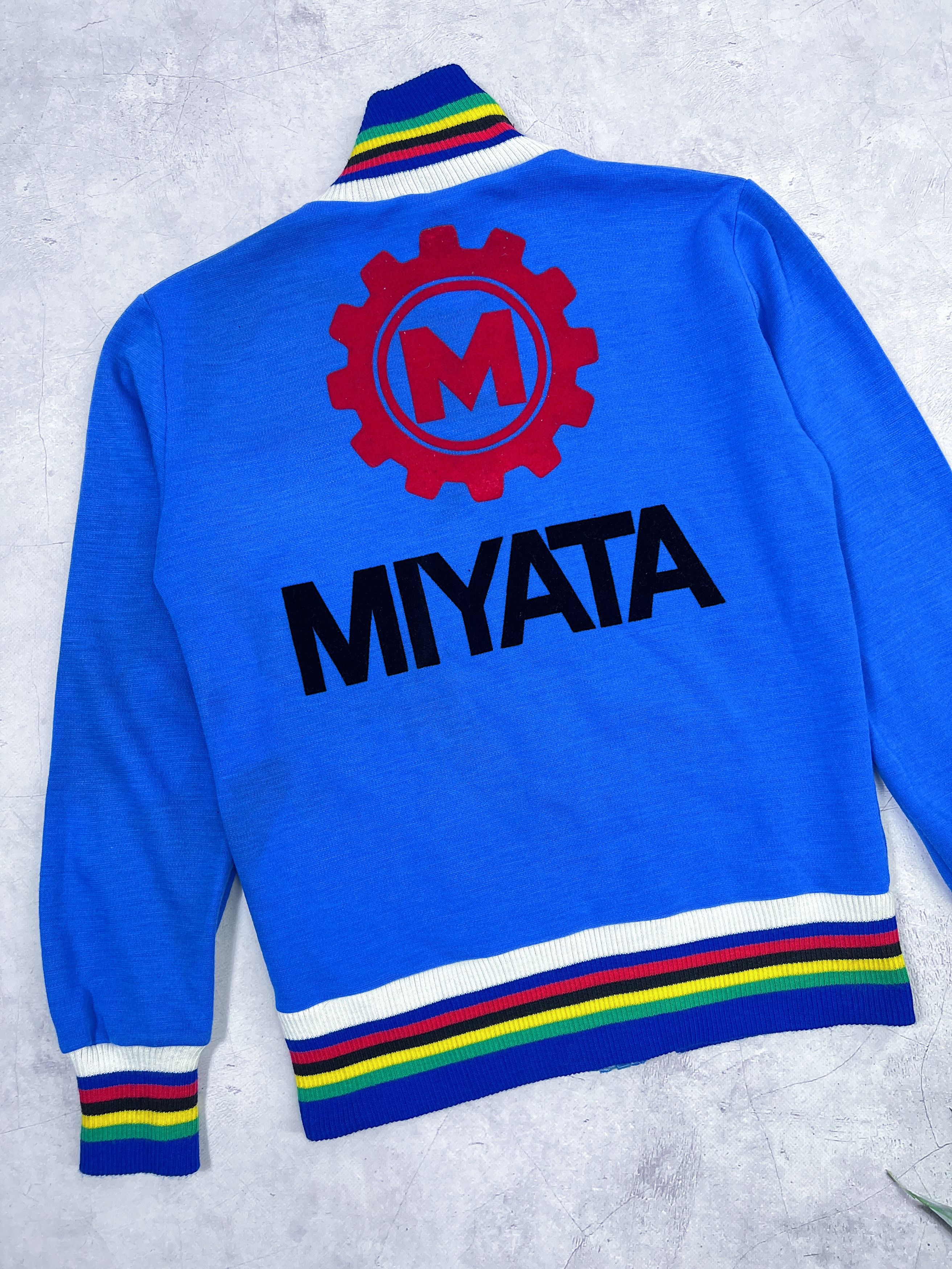 Sports Specialties × Vintage 80s Miyata Cycling Jersey S.A. Tricodor UCI Size US M / EU 48-50 / 2 - 16 Thumbnail
