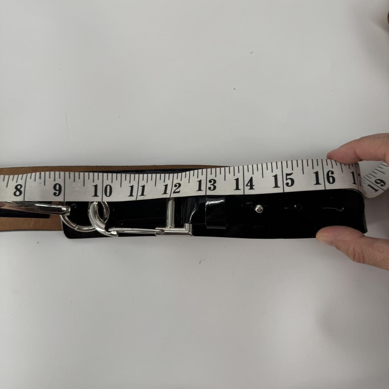 Other Giovagio Black Patent Leather Belt Size ONE SIZE - 4 Thumbnail