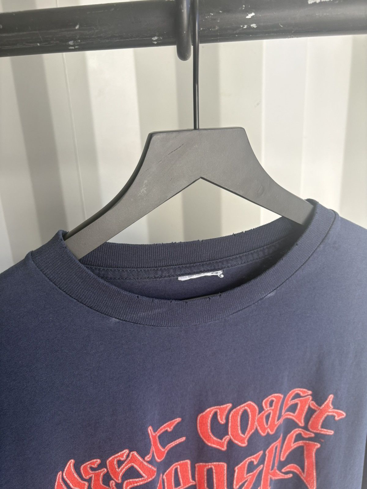 Vintage West Coast Choppers Thrashed Faded Distressed Shirt Grunge Size US XL / EU 56 / 4 - 4 Thumbnail