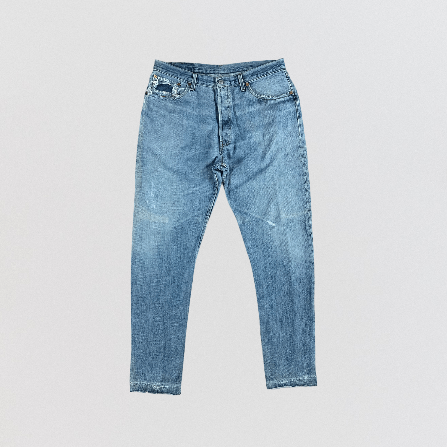 Levi's Vintage 90s Blue Wash Levis 501 Jeans-JM2376 Size US 36 / EU 52 - 1 Thumbnail