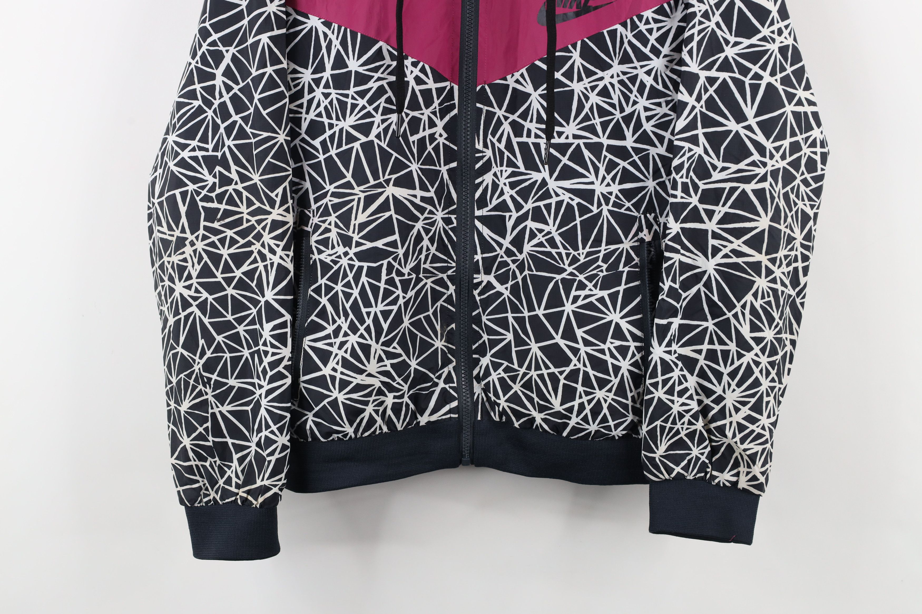 Nike × Vintage Vintage Nike Sportswear Spell Out Windrunner Hooded Jacket Size M / US 6-8 / IT 42-44 - 3 Thumbnail