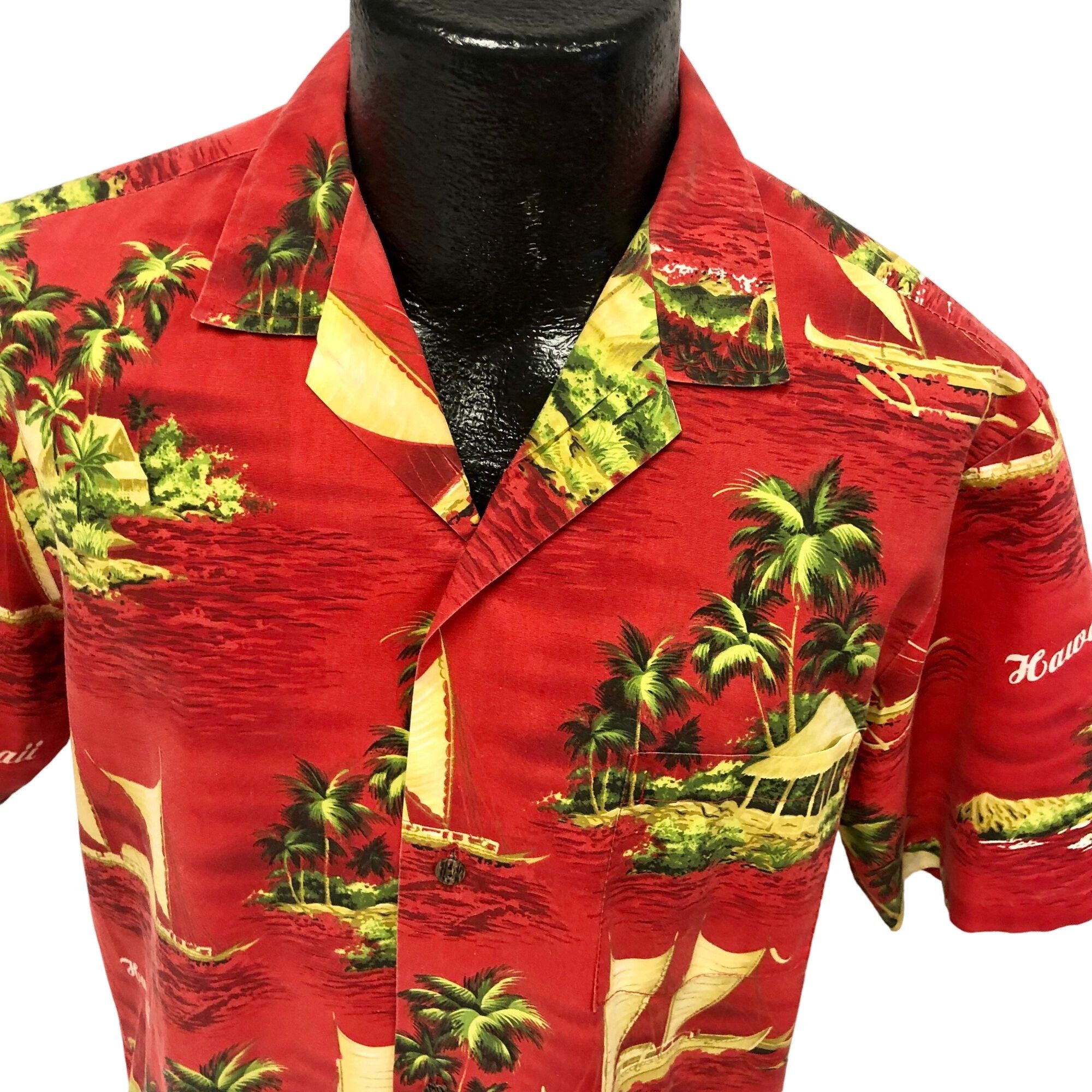 Other Vtg Royal Creations TIKI Huts Hawaii Island Hawaiian Shirt Size US M / EU 48-50 / 2 - 2 Thumbnail