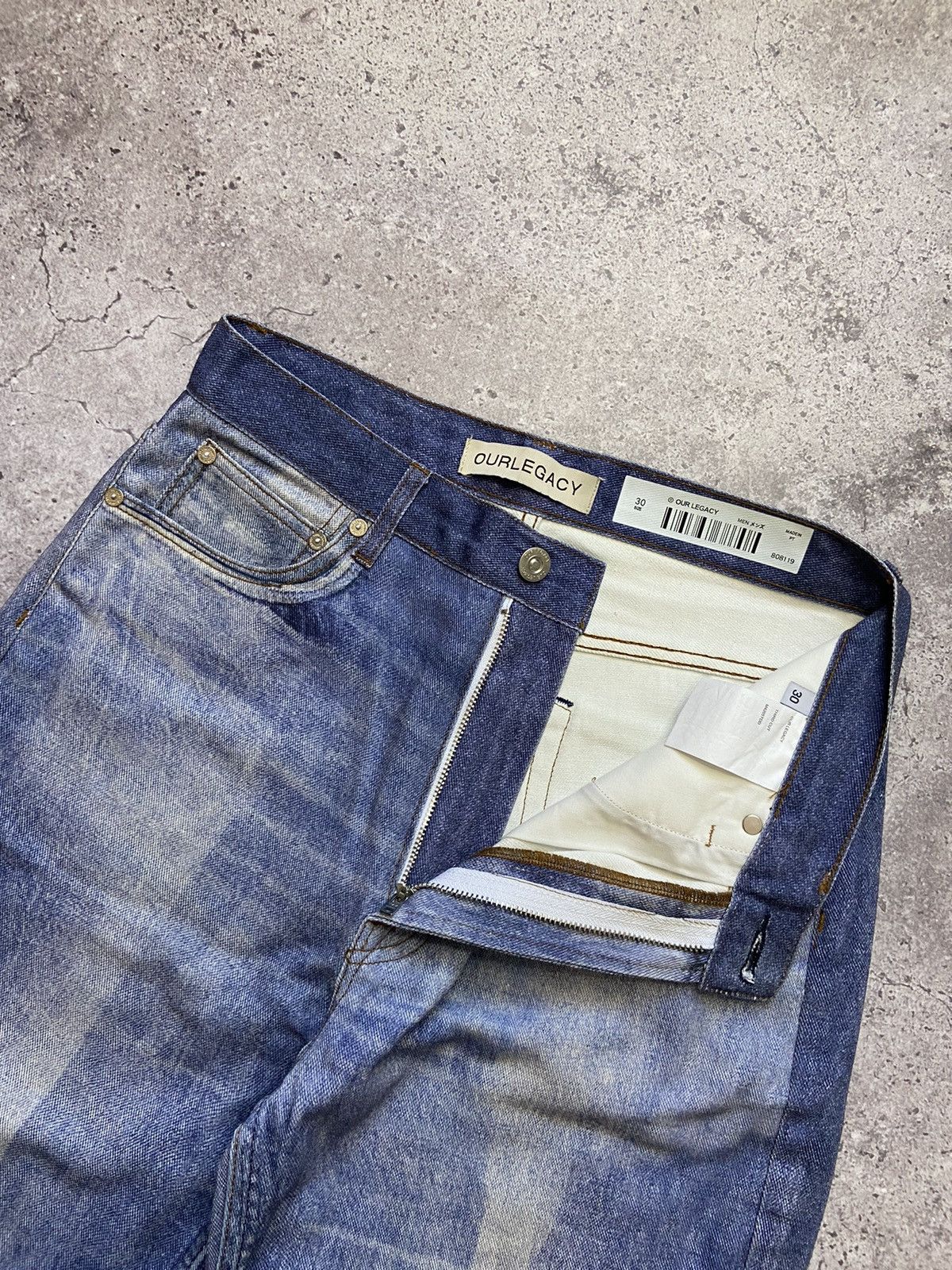 Our Legacy Our Legacy Third Cut Digital Print Denim Jeans Size US 30 / EU 46 - 5 Thumbnail
