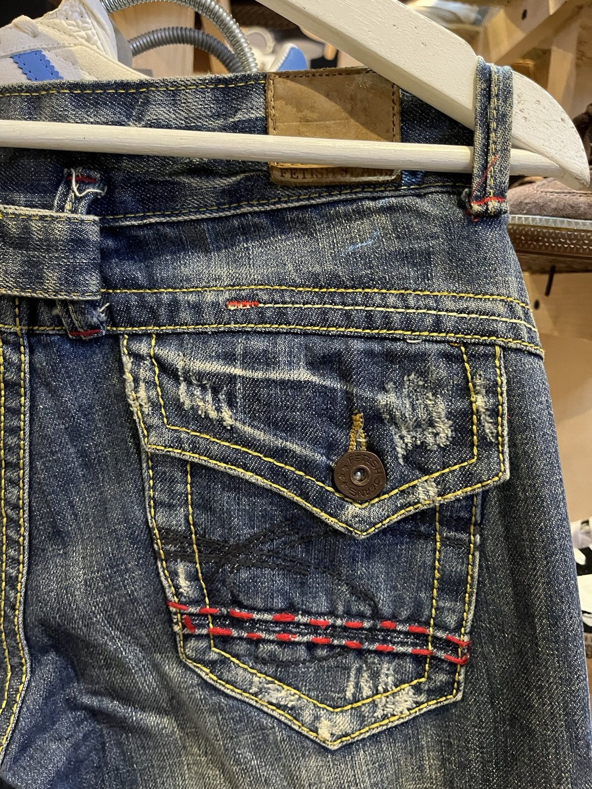 Vintage Vintage Fetish jeans Size US 27 - 12 Thumbnail