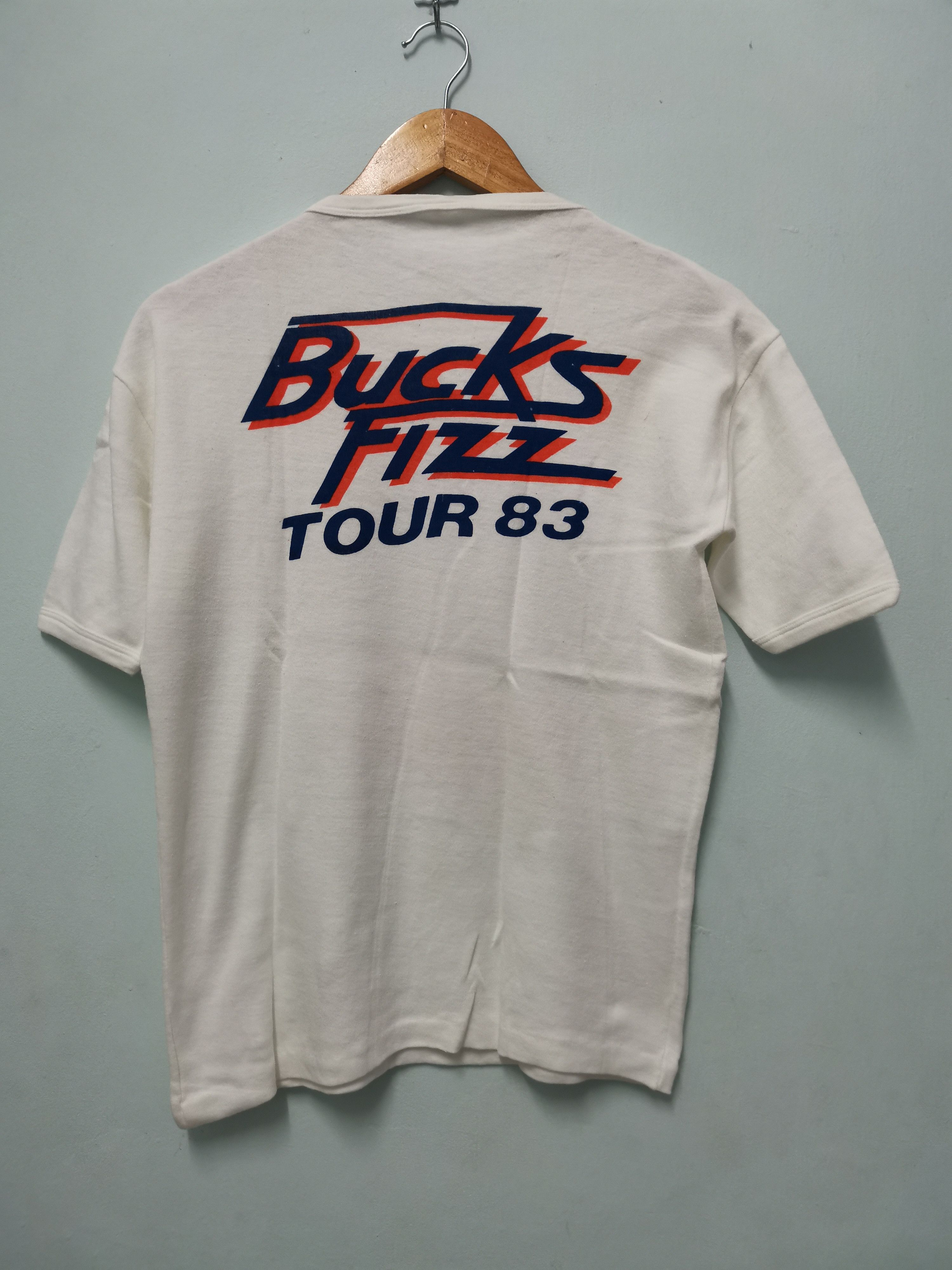 Band Tees Vintage Bucks Fizz Tour 83 Pop Rock Band Rare White Size US M / EU 48-50 / 2 - 2 Thumbnail