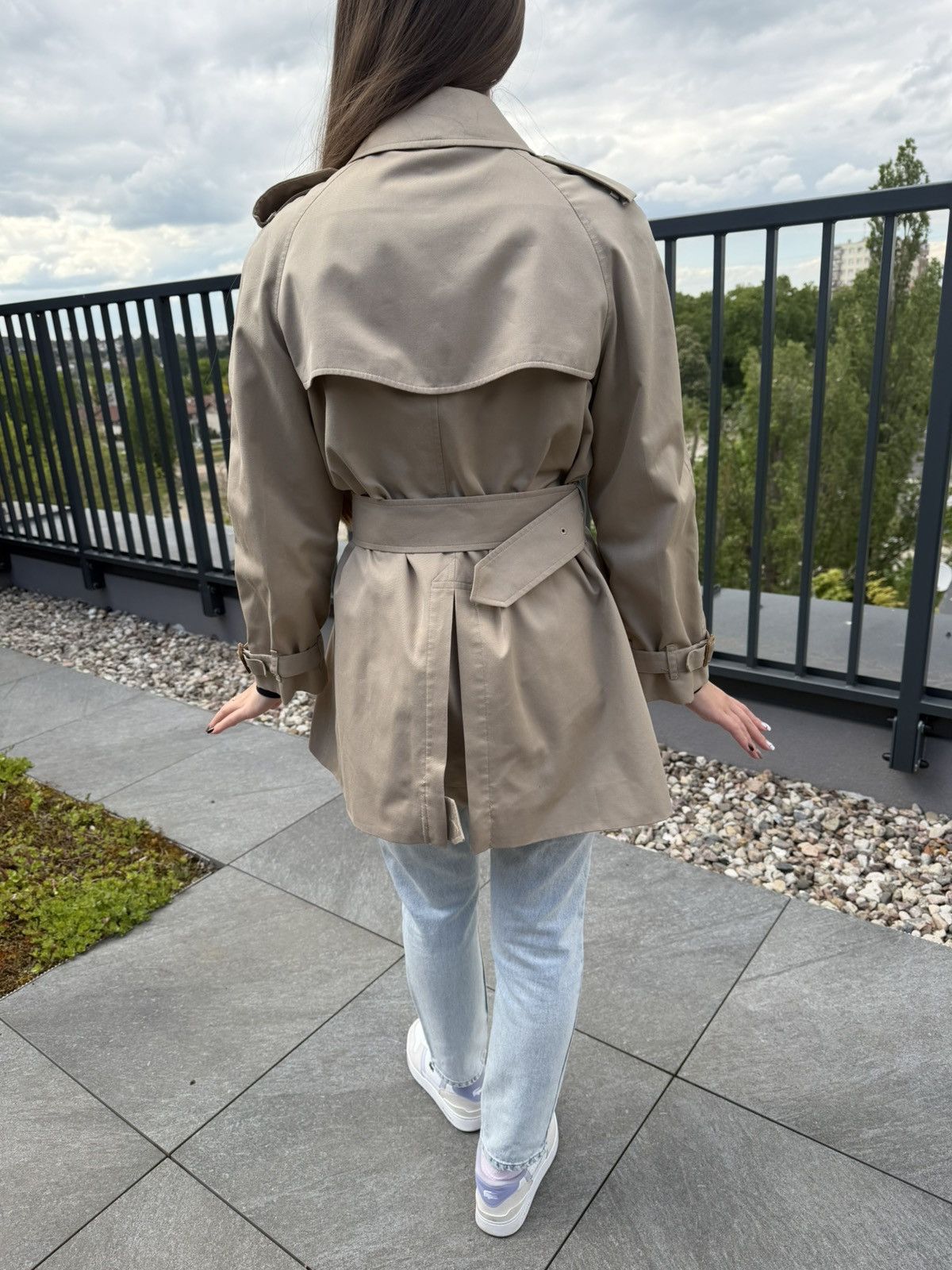 Burberry 80s 90s BurberryS Trench Coat Made in England Nova Check Size S / US 4 / IT 40 - 20 Thumbnail