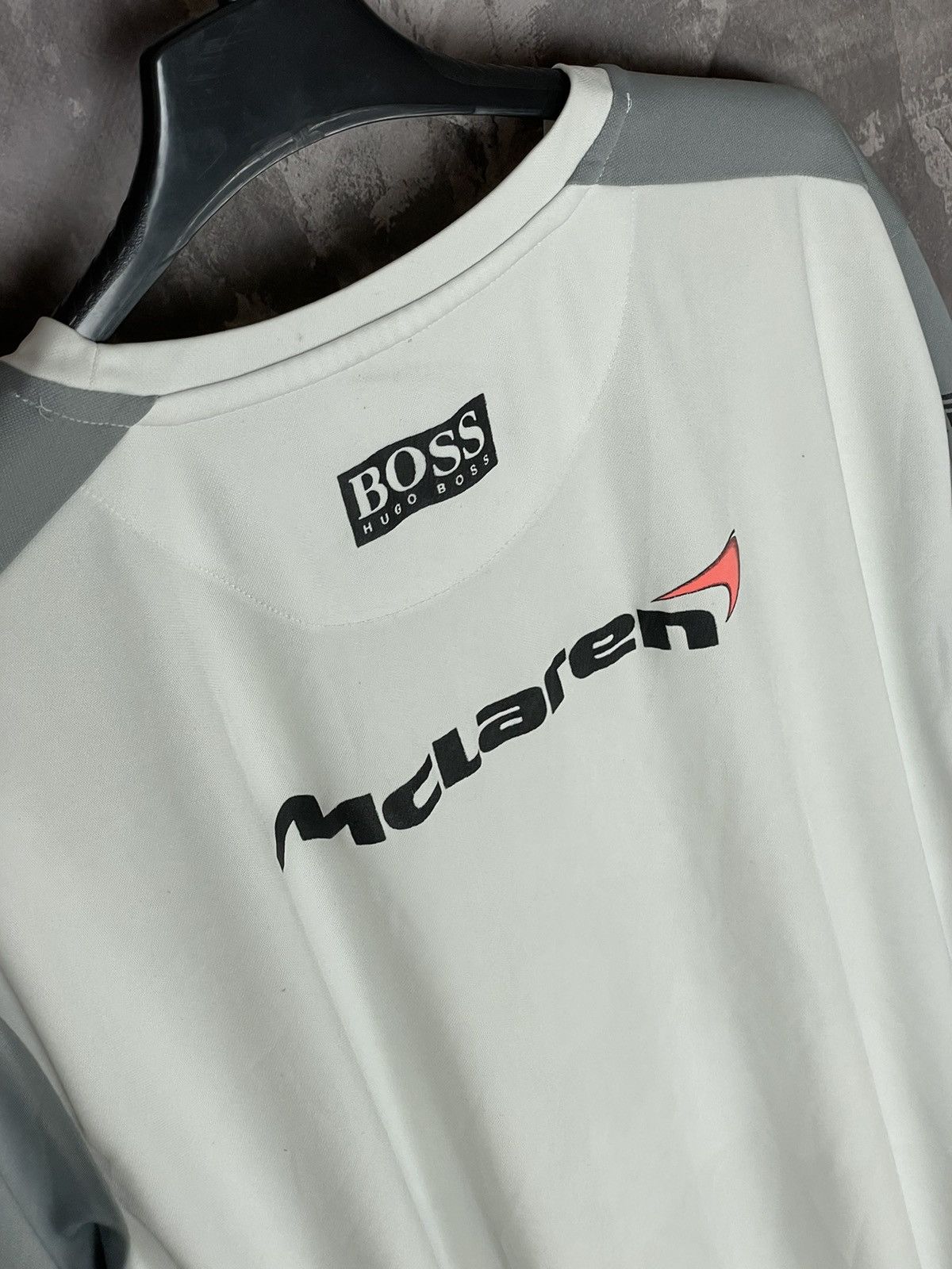 Vintage Mercedes Mclaren Racing Rare Sport Jersey T shirt Size US M / EU 48-50 / 2 - 9 Thumbnail