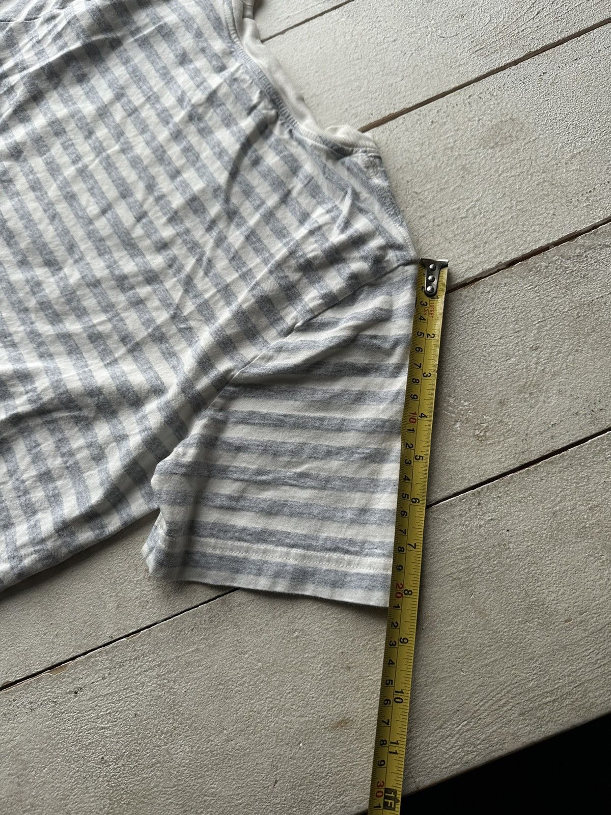Cos 🚨 COS STRIPED LUXURY WOMEN T-SHIRT BLUE WHITE Size M / US 6-8 / IT 42-44 - 19 Thumbnail