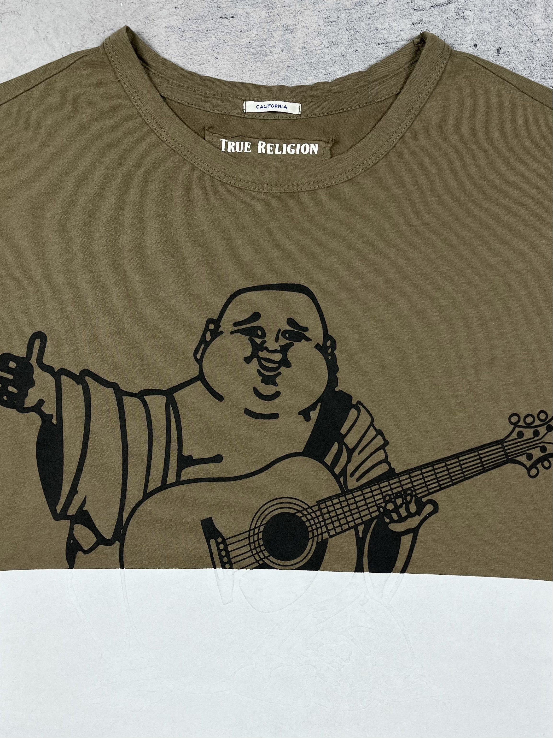 True Religion Japanese True Religion Y2K Big Logo Buddha T Shirt Size US S / EU 44-46 / 1 - 10 Thumbnail