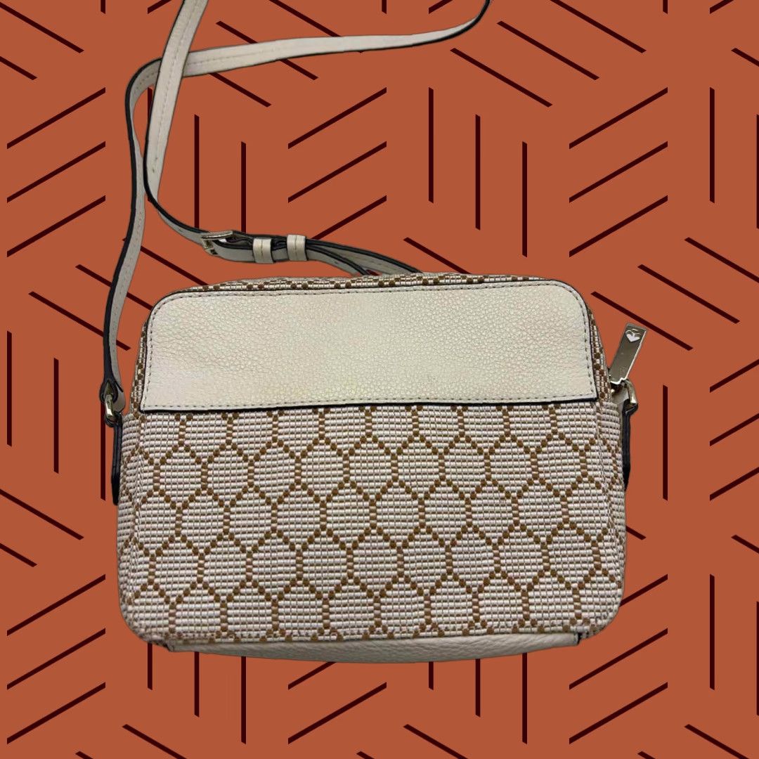 Vintage Kate Spade Crossbody White Pre-Owned Crossbody, Women's