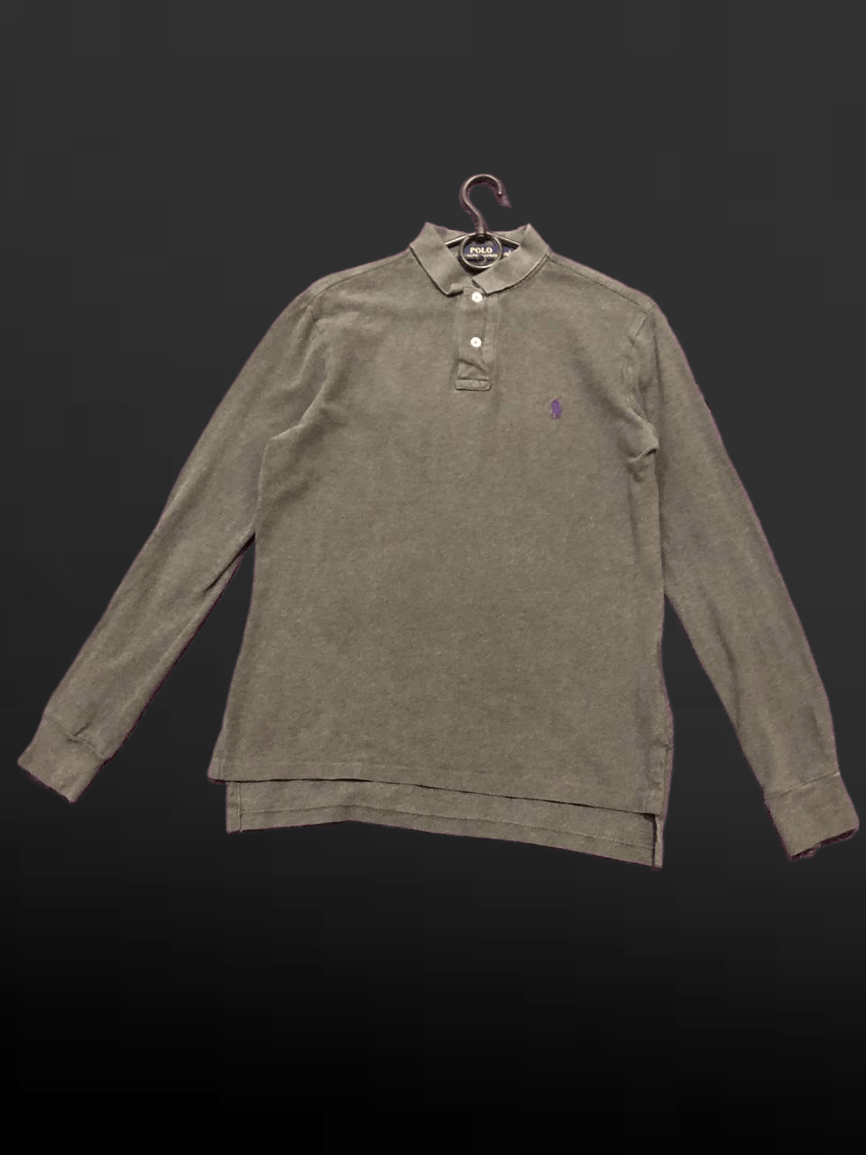 Polo Ralph Lauren Custom Fit Vintage Long Sleeve Logo Polo Ralph Lauren Size US S / EU 44-46 / 1 - 1 Thumbnail