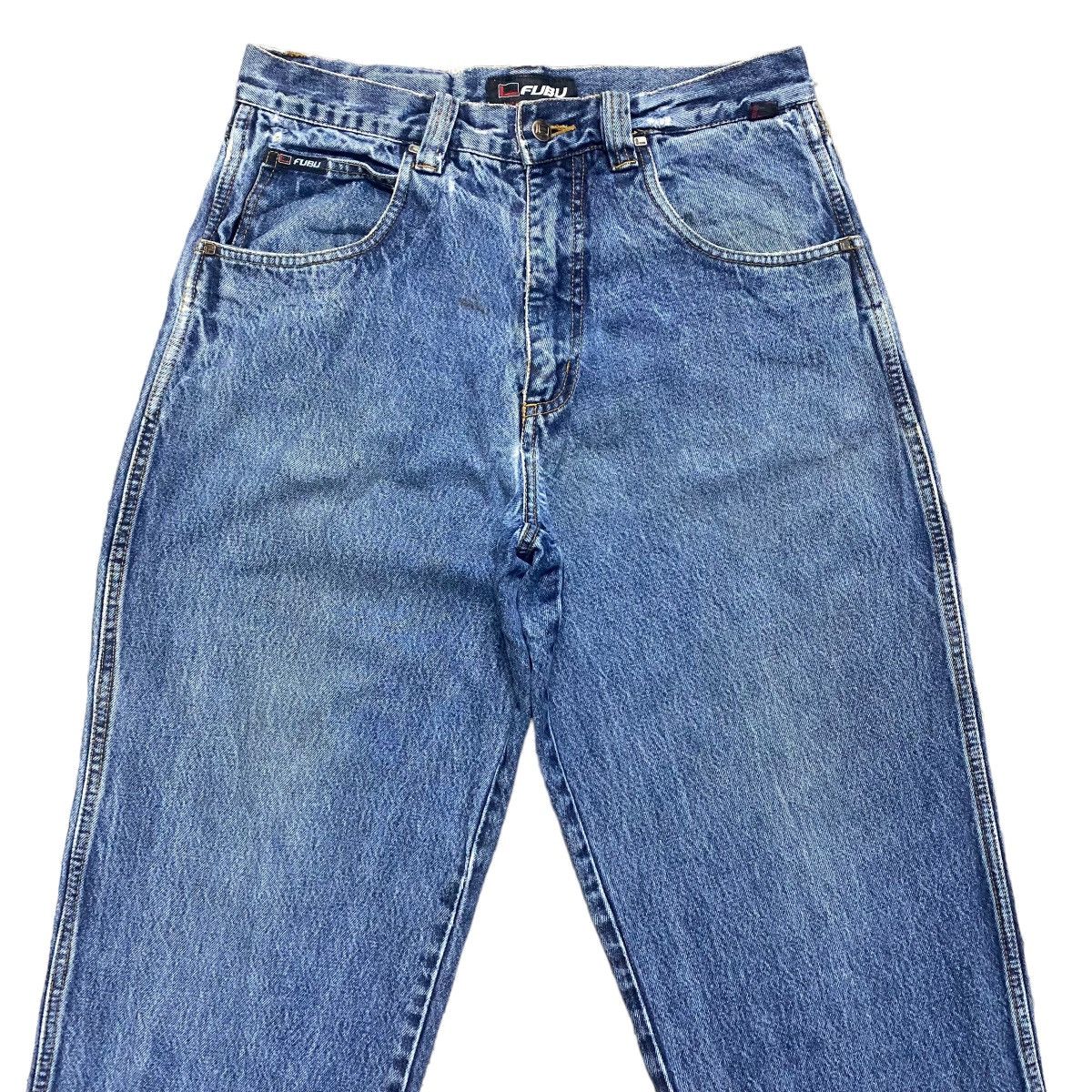 Fubu Vintage Fubu Light Wash Denim Baggy Jeans Size US 32 / EU 48 - 4 Thumbnail