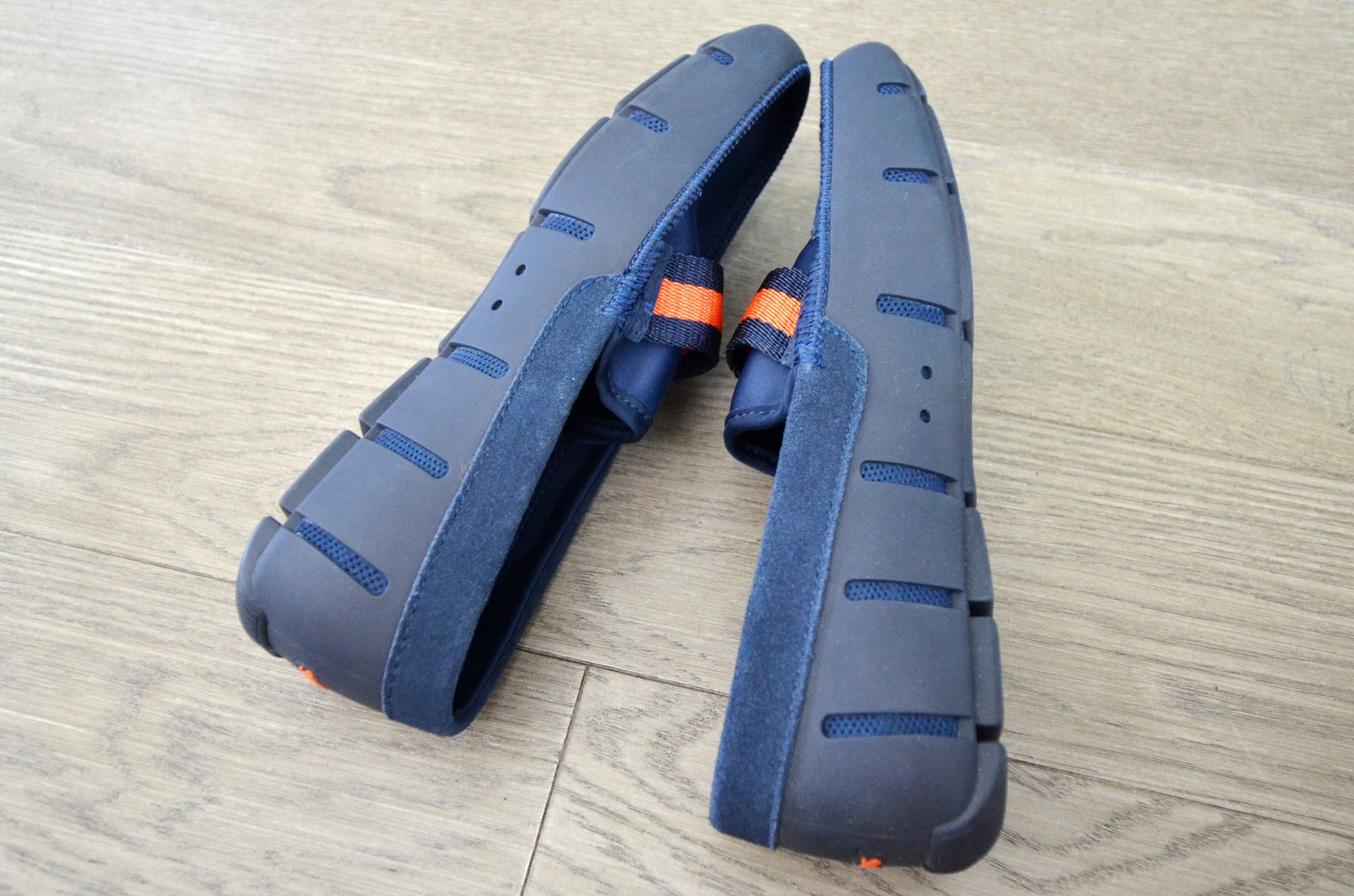 Swims Swims Navy Blue Loafer with Orange Stripe Size US 8 / EU 41 - 6 Thumbnail