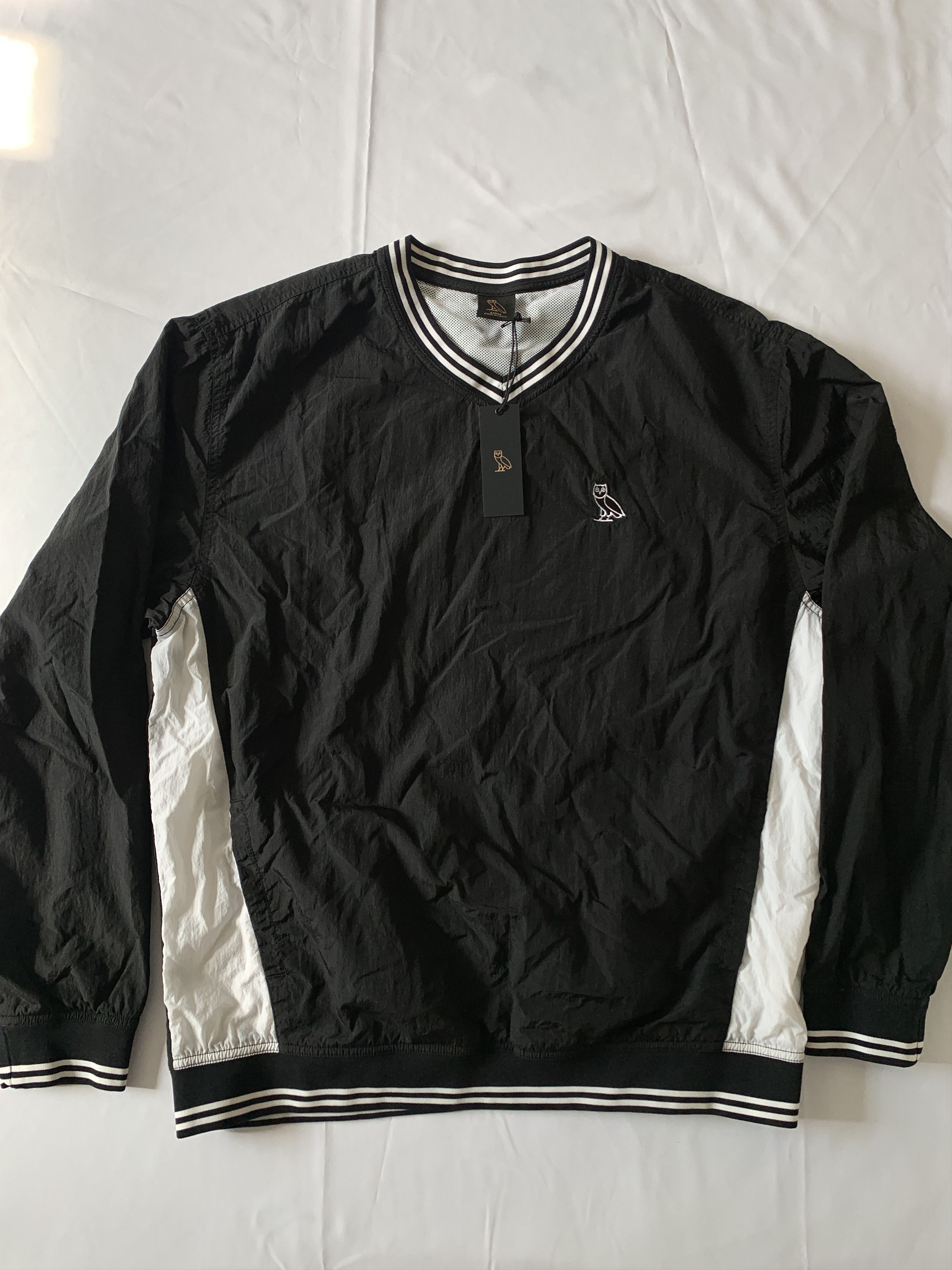 Drake *RARE* OVO V-Neck Pullover Windbreaker Size US L / EU 52-54 / 3 - 2 Thumbnail
