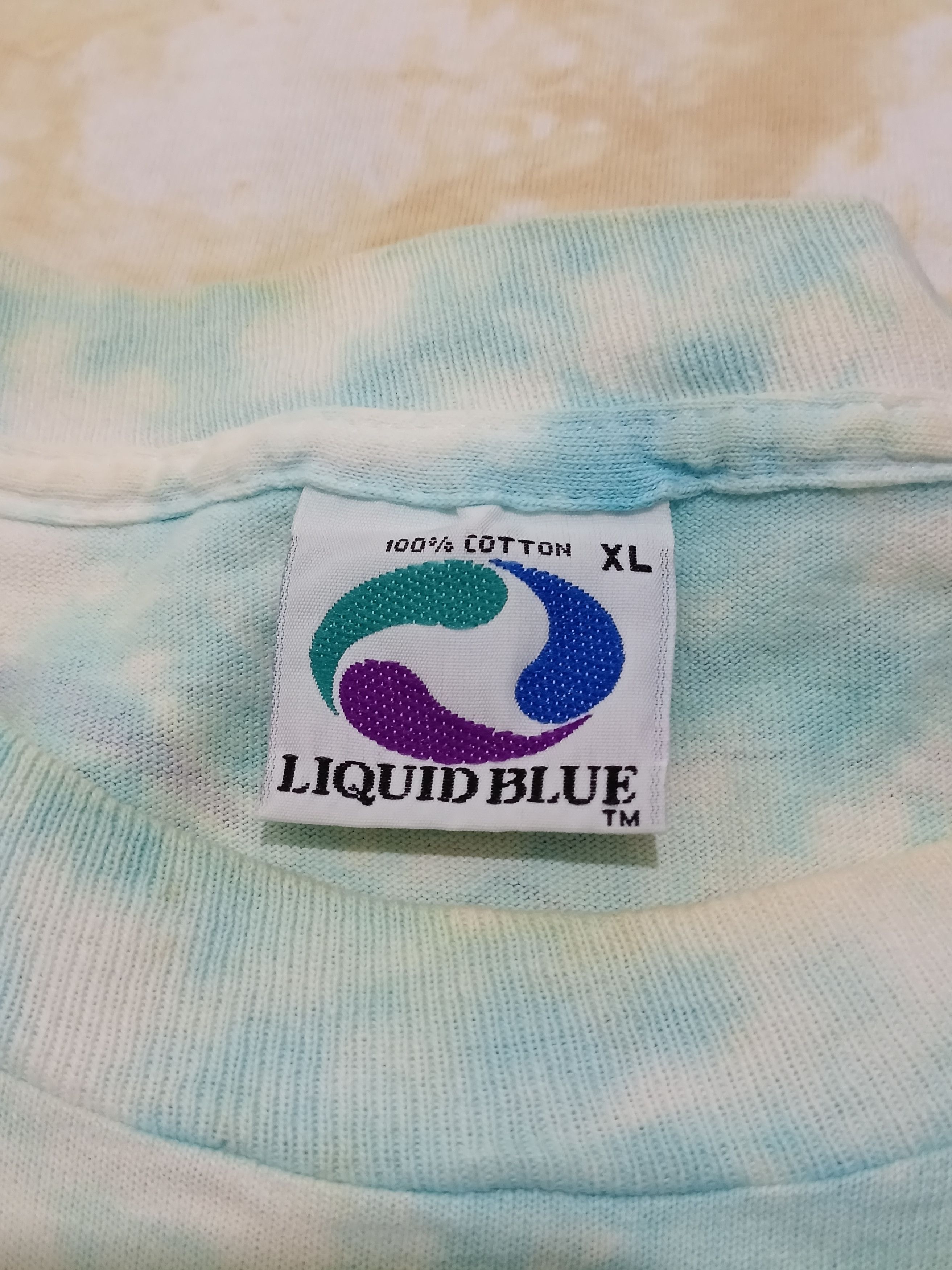 Arts & Science Vintage 90s Liquid Blue Joey Mars Psychedelic Skeleton Surf Size US XL / EU 56 / 4 - 5 Thumbnail