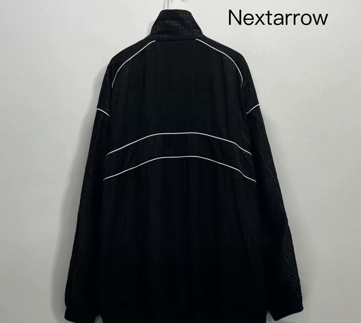 Balenciaga Balenciaga Black and White Double B Bird Zipper Jacket Size US S / EU 44-46 / 1 - 2 Thumbnail