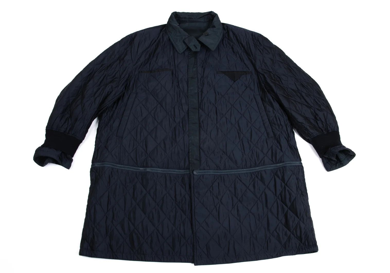 Yohji Yamamoto Yohji Yamamoto Reversible Quilted Nylon Coat Size US M / EU 48-50 / 2 - 16 Thumbnail