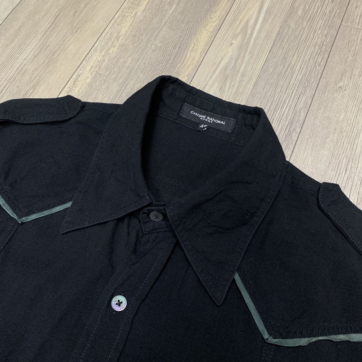 Costume National Homme Spring 2005 Sheeran Military Shirt