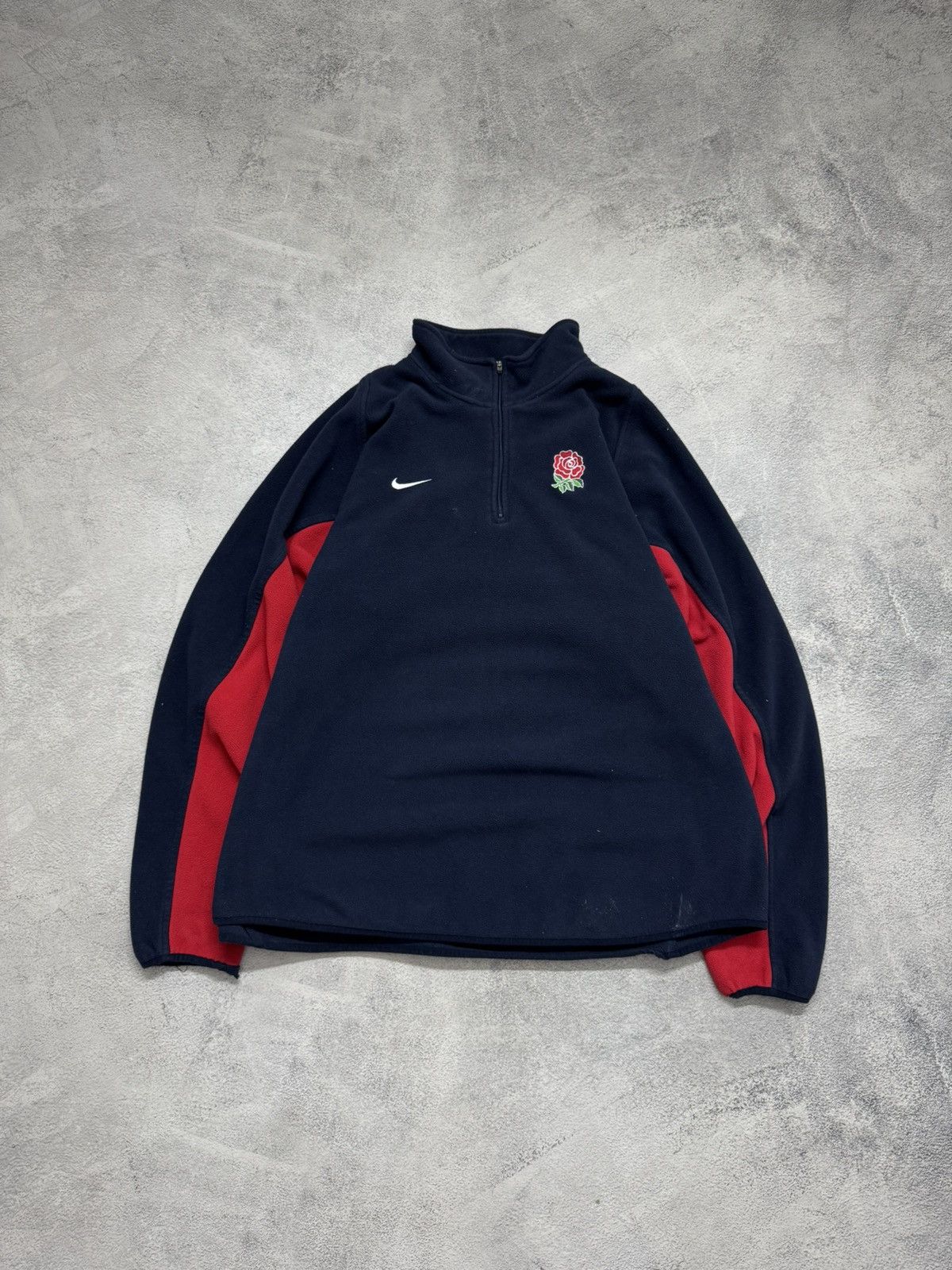 Nike Y2K Vintage Y2k Nike swoosh team rose England sweatshirt Size US XXL / EU 58 / 5 - 4 Thumbnail