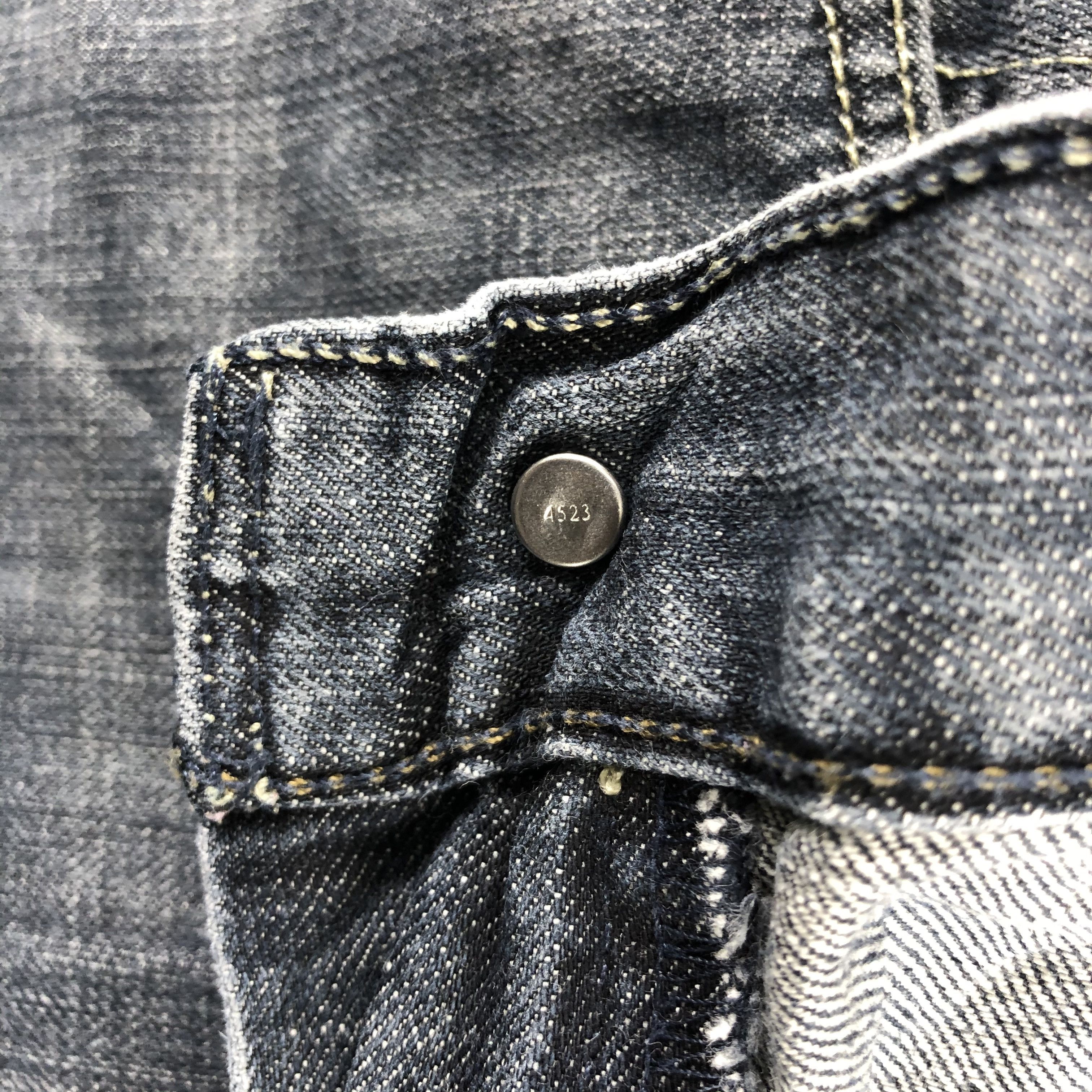 Levi's Vintage Faded Black Levis 527 Flare Jeans-J2307 Size US 34 / EU 50 - 10 Thumbnail
