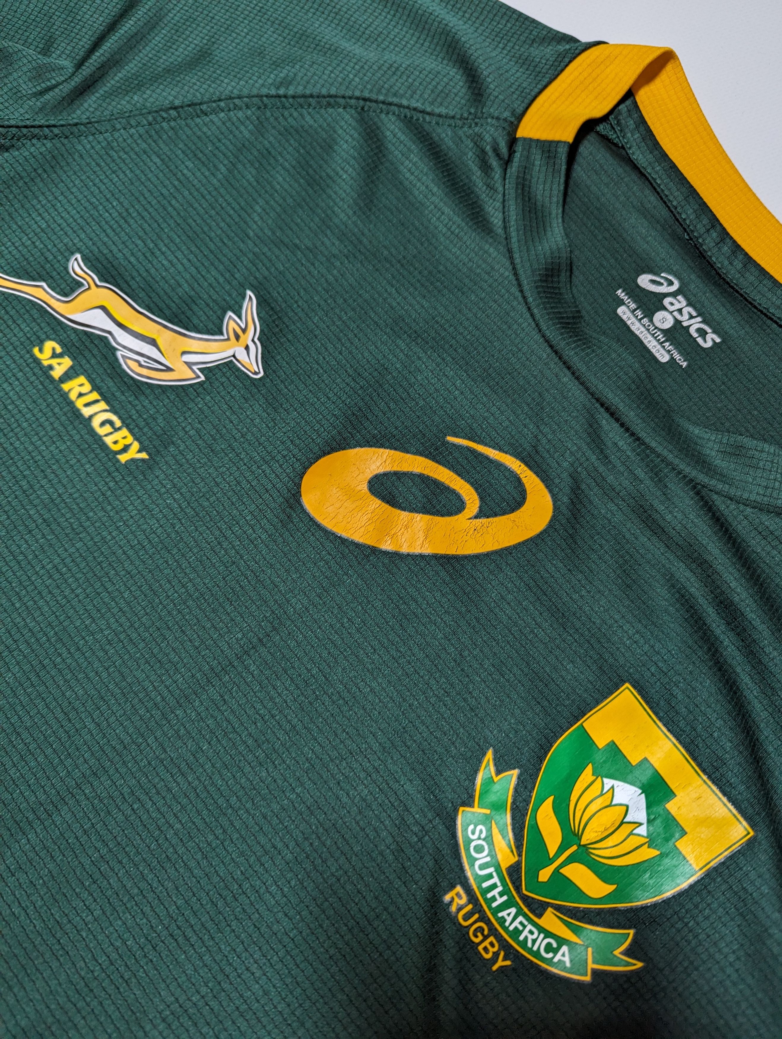 Asics Asics South Africa SA Rugby Jersey Size US S / EU 44-46 / 1 - 3 Thumbnail