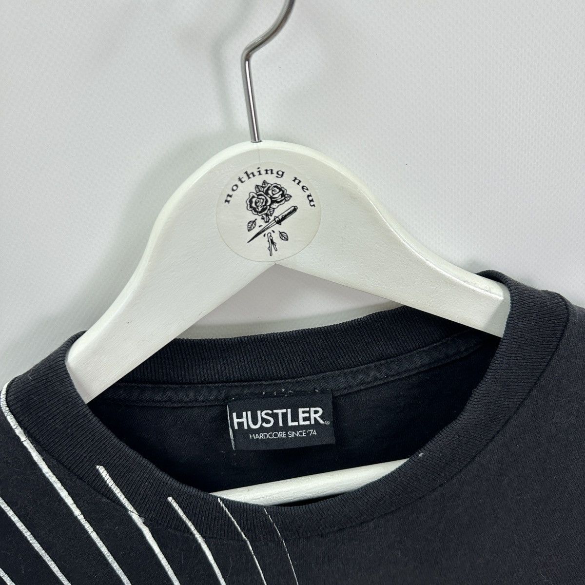 Vintage Vintage 00s Hustler Og big logo sun faded tee y2k hype rare Size US XL / EU 56 / 4 - 6 Thumbnail