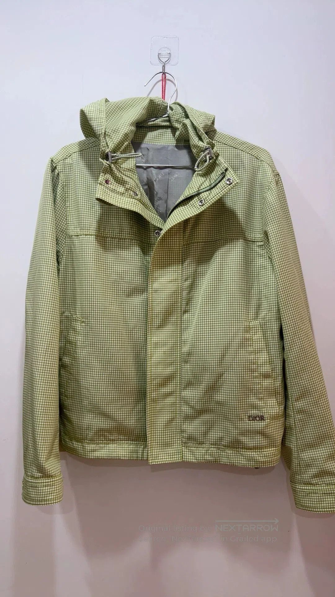 Dior dior green plaid hooded jacket. Size US S / EU 44-46 / 1 - 1 Thumbnail