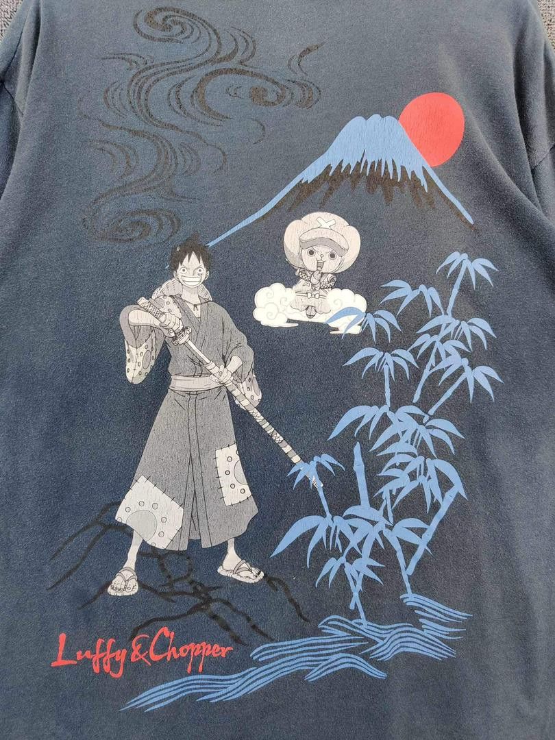 One Piece Vintage One Piece Luffy Anime Manga Tee Tshirt Size US XL / EU 56 / 4 - 3 Thumbnail