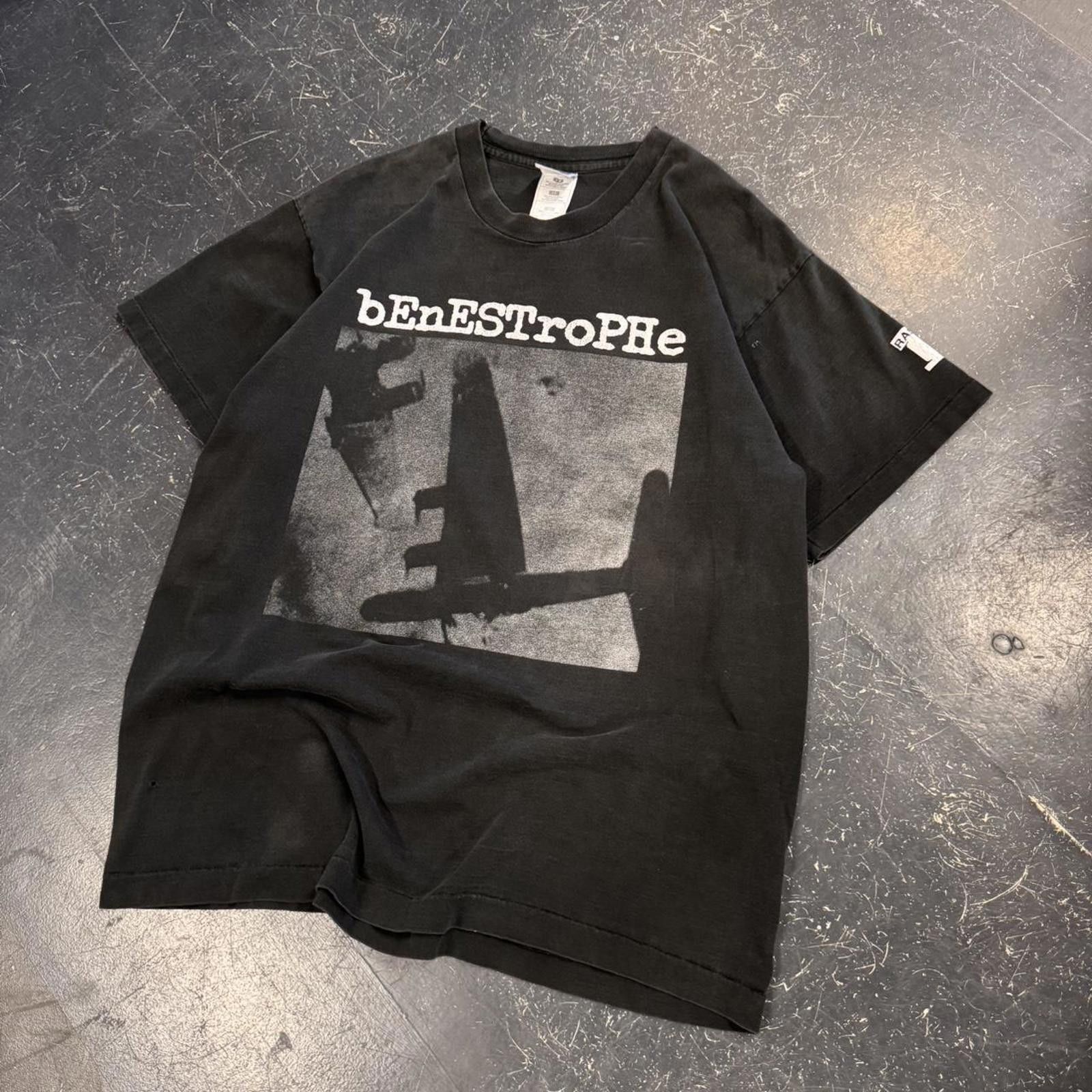 Band Tees Vintage Rare 1994 Benestrophe Sensory Deprivation Tour Tee Size US XL / EU 56 / 4 - 2 Thumbnail