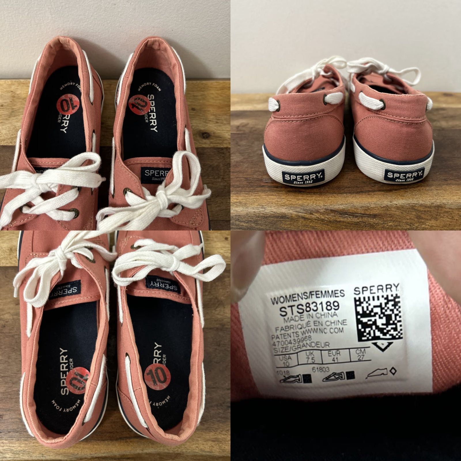 Sperry Sperry Top Sider Womens Pink Canvas 2 Eye Low Top Boat Shoes STS83189 Size 10 Casual Women Comfortable Breathable Rubber Outsole Modern Classic Shoes Size L / US 10 / IT 46 - 9 Thumbnail