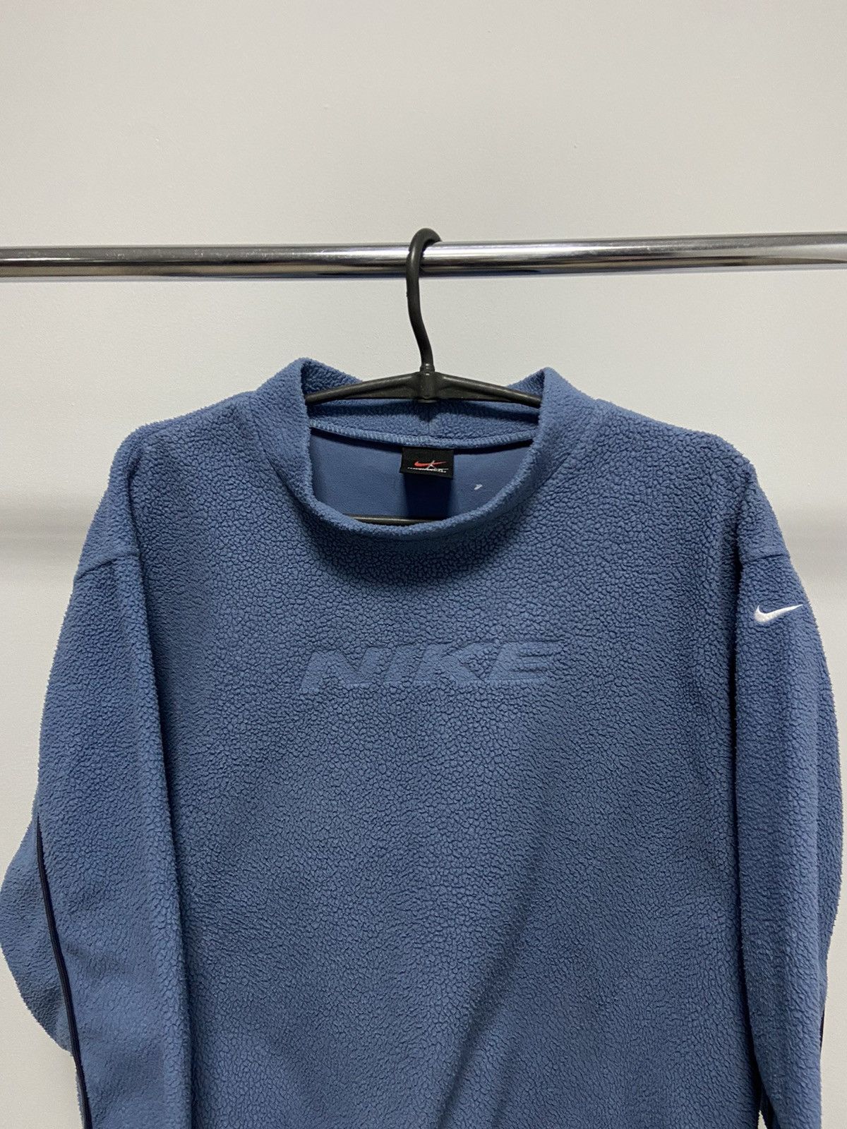 Nike × Vintage Nike Sweatshirt Fleece Big Logo Vintage 90s Spell Out Size US S / EU 44-46 / 1 - 2 Thumbnail
