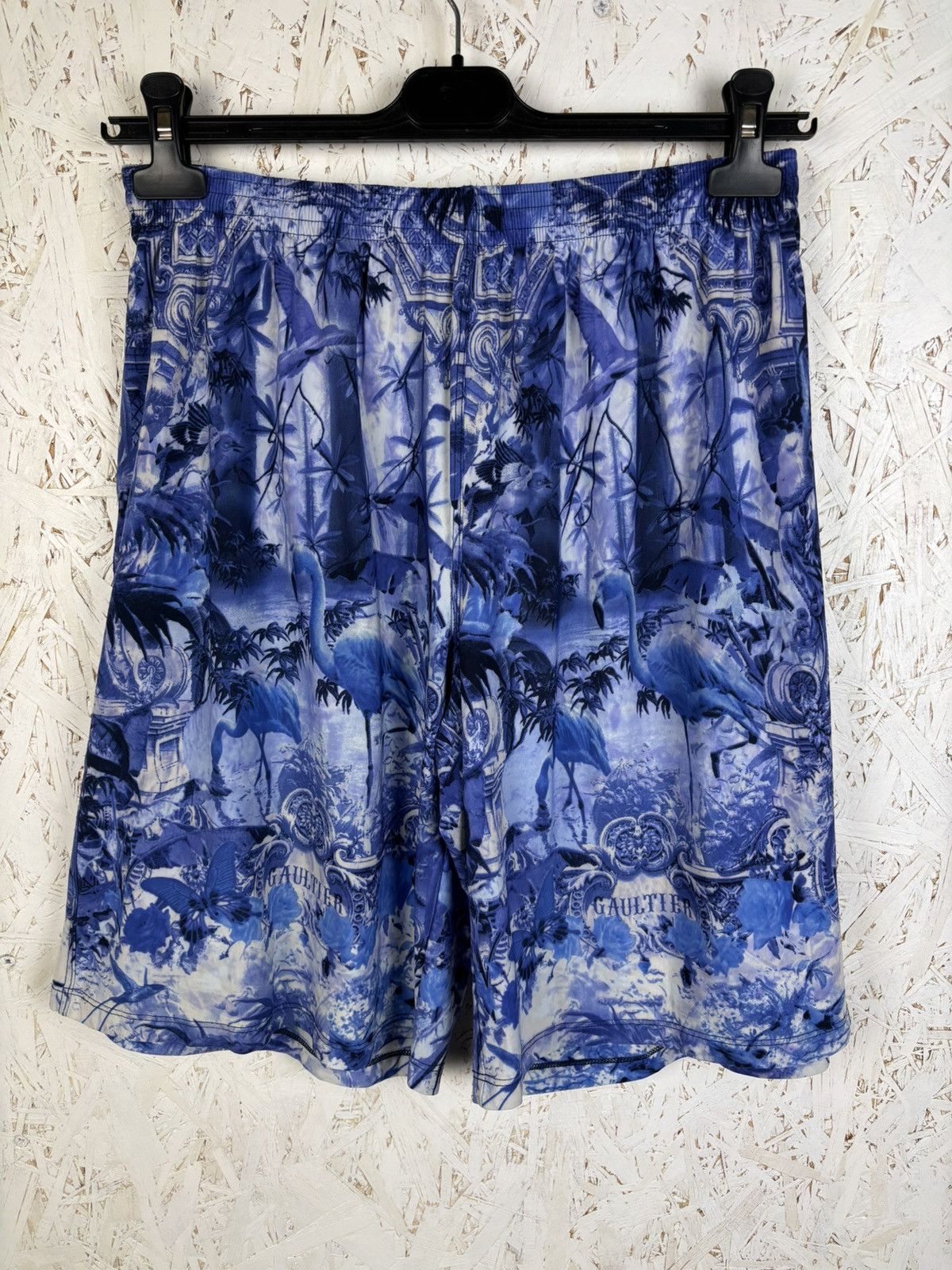 Jean Paul Gaultier Vintage Jean Paul Gaultier Flamingo Paradise Swimwear Shorts Size US 34 / EU 50 - 1 Thumbnail