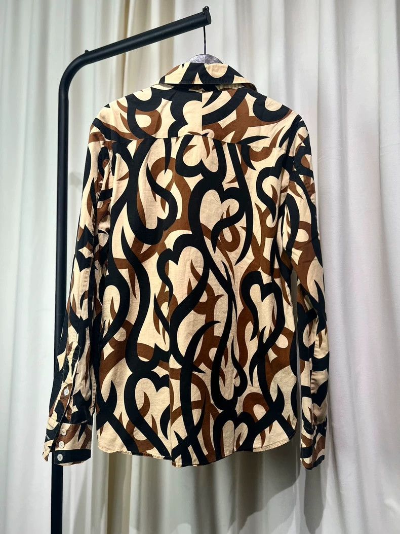 Number (N)ine Number (N)ine04aw My own period Thorn shirt 2503-Nextarrow Size US L / EU 52-54 / 3 - 2 Thumbnail