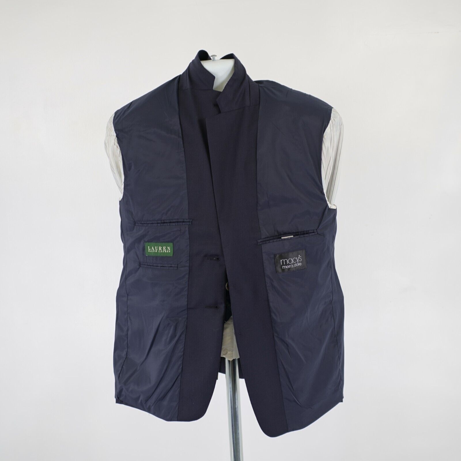Lauren Ralph Lauren Lauren Ralph Lauren Twill Wool Blue 42R Suit Jacket / Blazer Size 42R - 12 Thumbnail